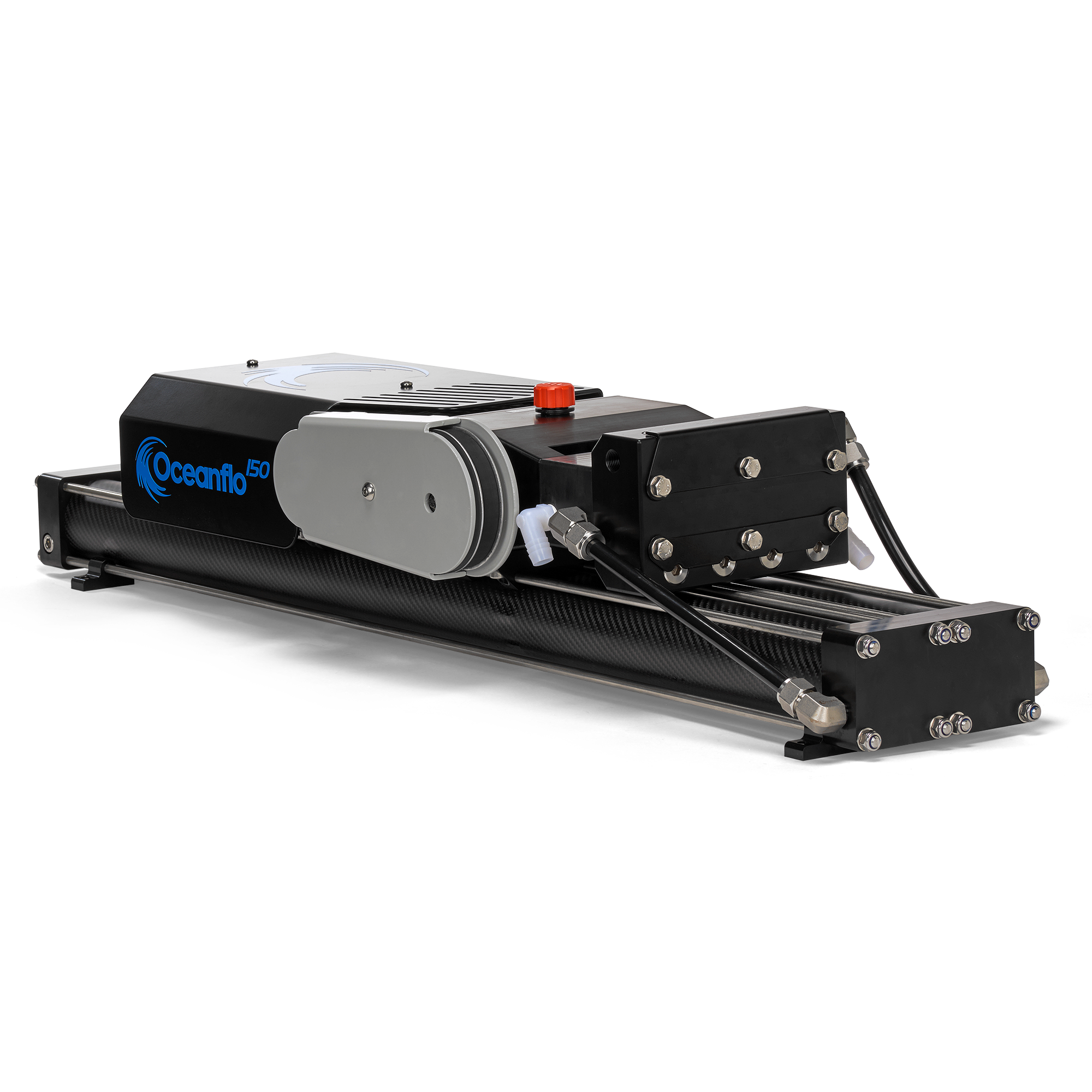 Oceanflo OF150 - 150 Liter Per Hour Reverse Osmosis Watermaker. Including an innovative energy recovery pump for market leading efficiency. Designed and Made in New Zealand.