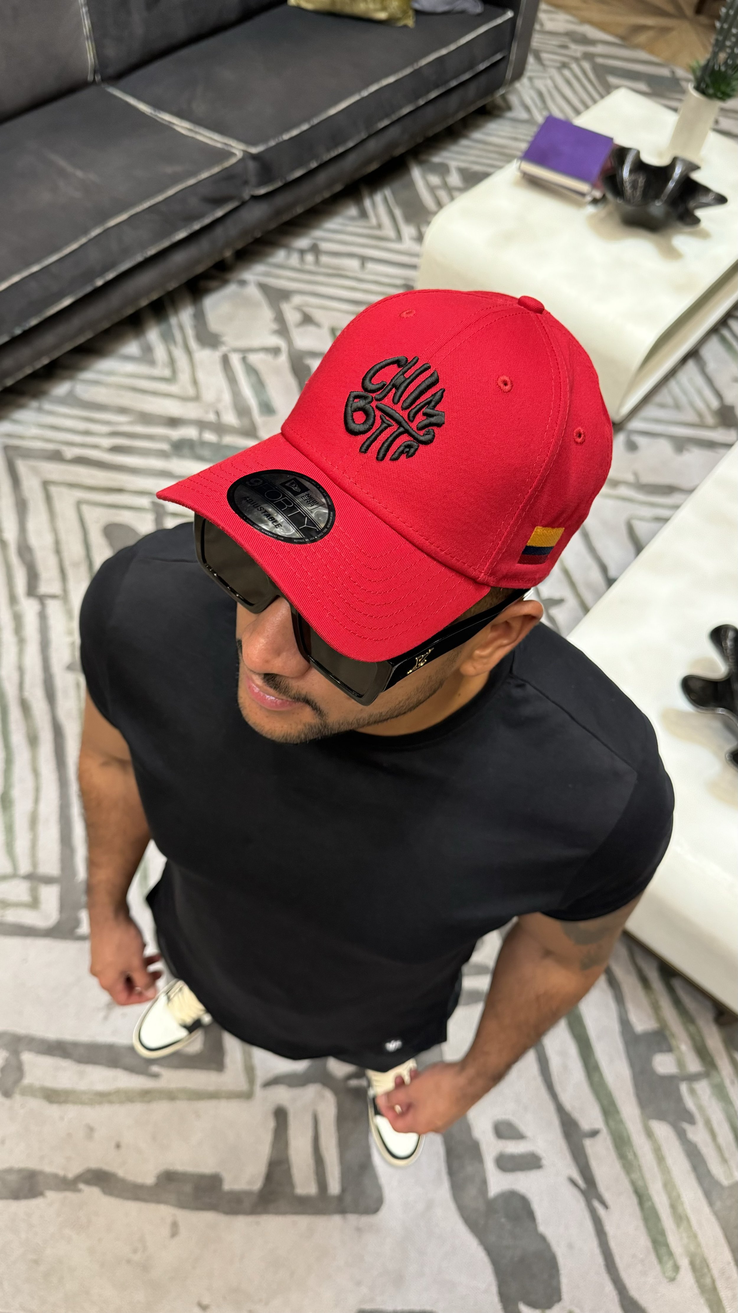 Chimbita Cap 9FORTY (Red/Black Logo)