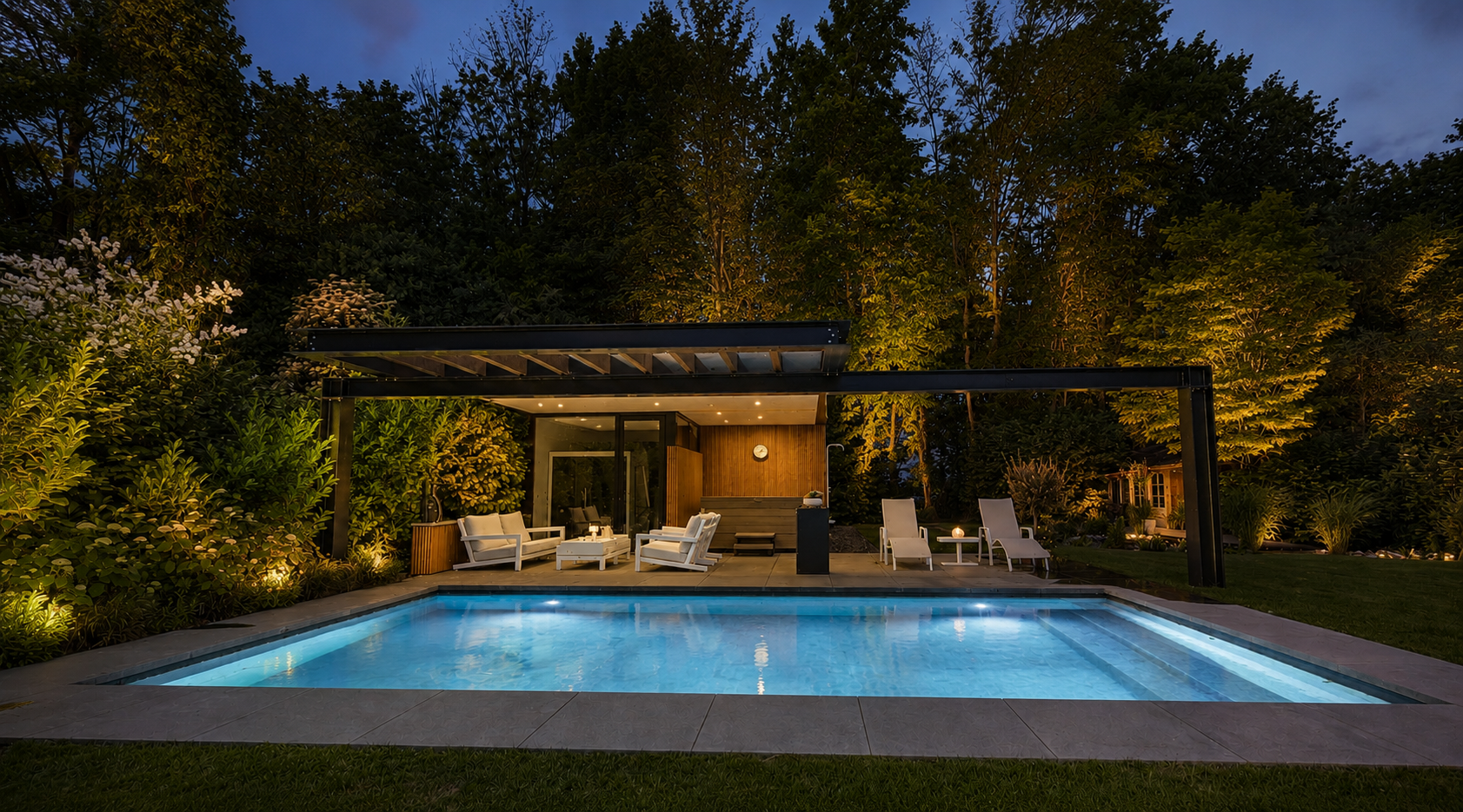 poolhouse poolarchitecture pool luxury house
