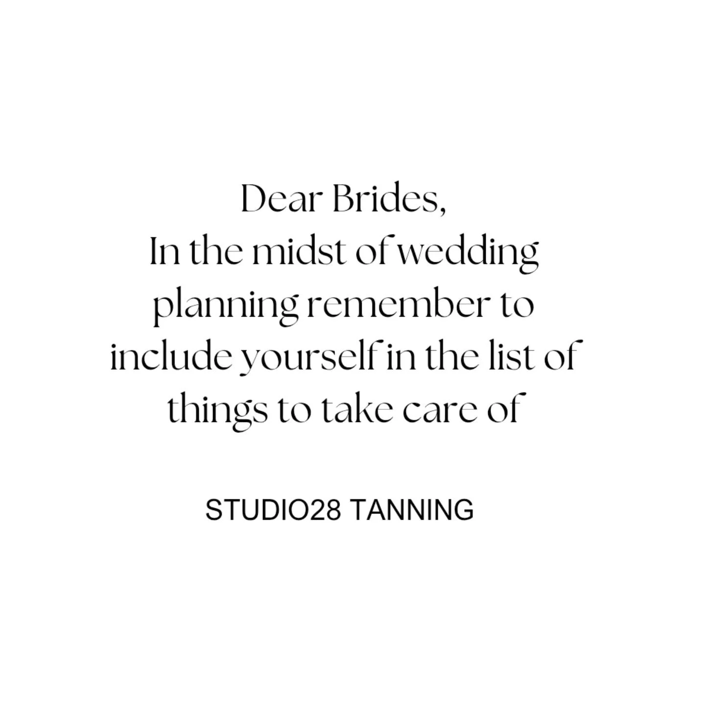 The lead up to your wedding day isn&rsquo;t just about the details&hellip; it&rsquo;s about how you feel. Calm, confident, glowing, and present in every moment. ✨

Take the time to pause, breathe, and do the little things that make you feel like the 