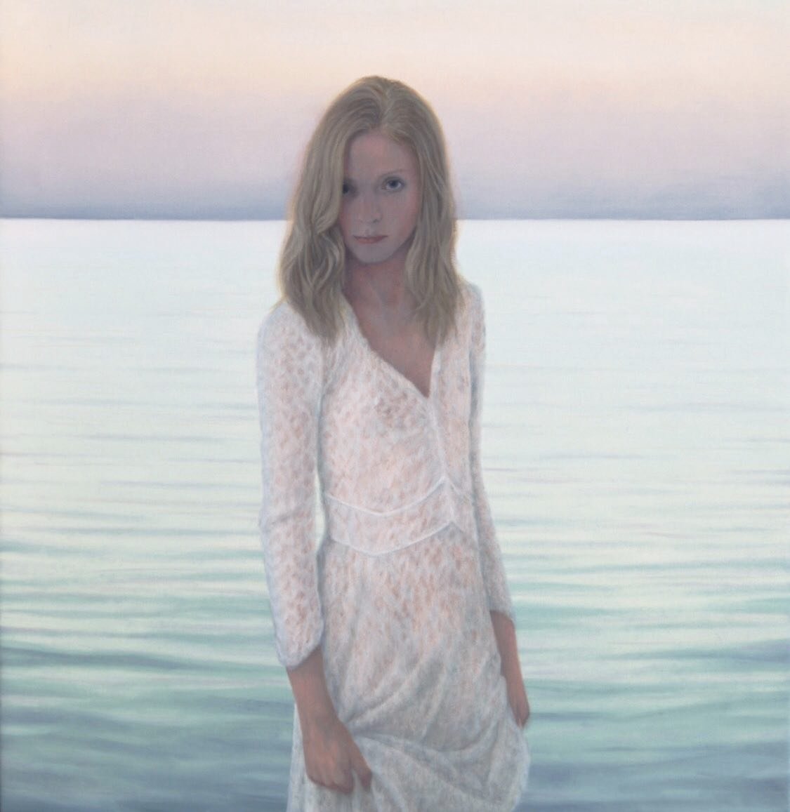 &ldquo;Siren&rdquo;, oil on canvas, 122 x 81 cms. &pound;4.5k. Currently for sale in the &lsquo;Seascapes&rsquo; exhibition at the Artroom Gallery, Satchwell Place, Leamington Spa #siren,#seascapes,#figurativerealistpainting,#narrativepainting,#artro