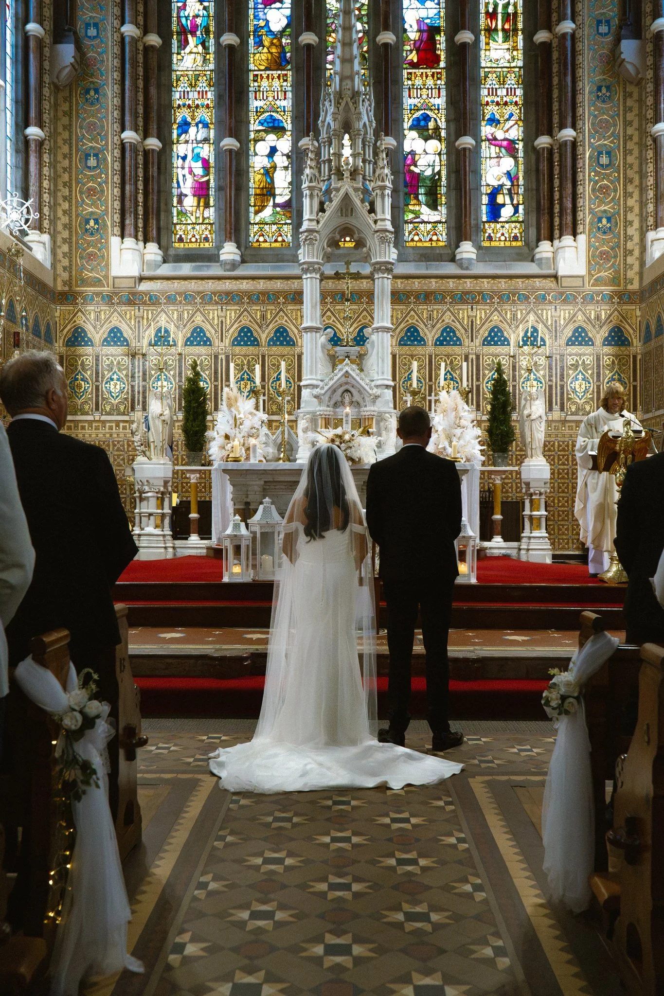 Wedding ceremony in Kilmallock church, Limerick, Ireland by Graei portrait 