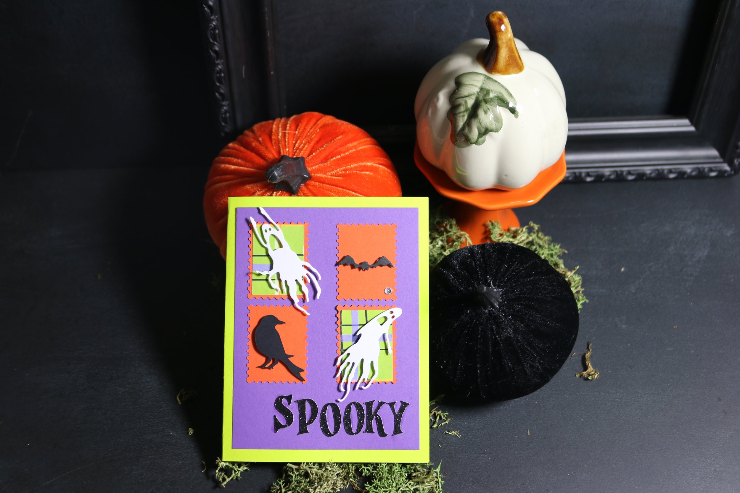 Halloween Card Purple
