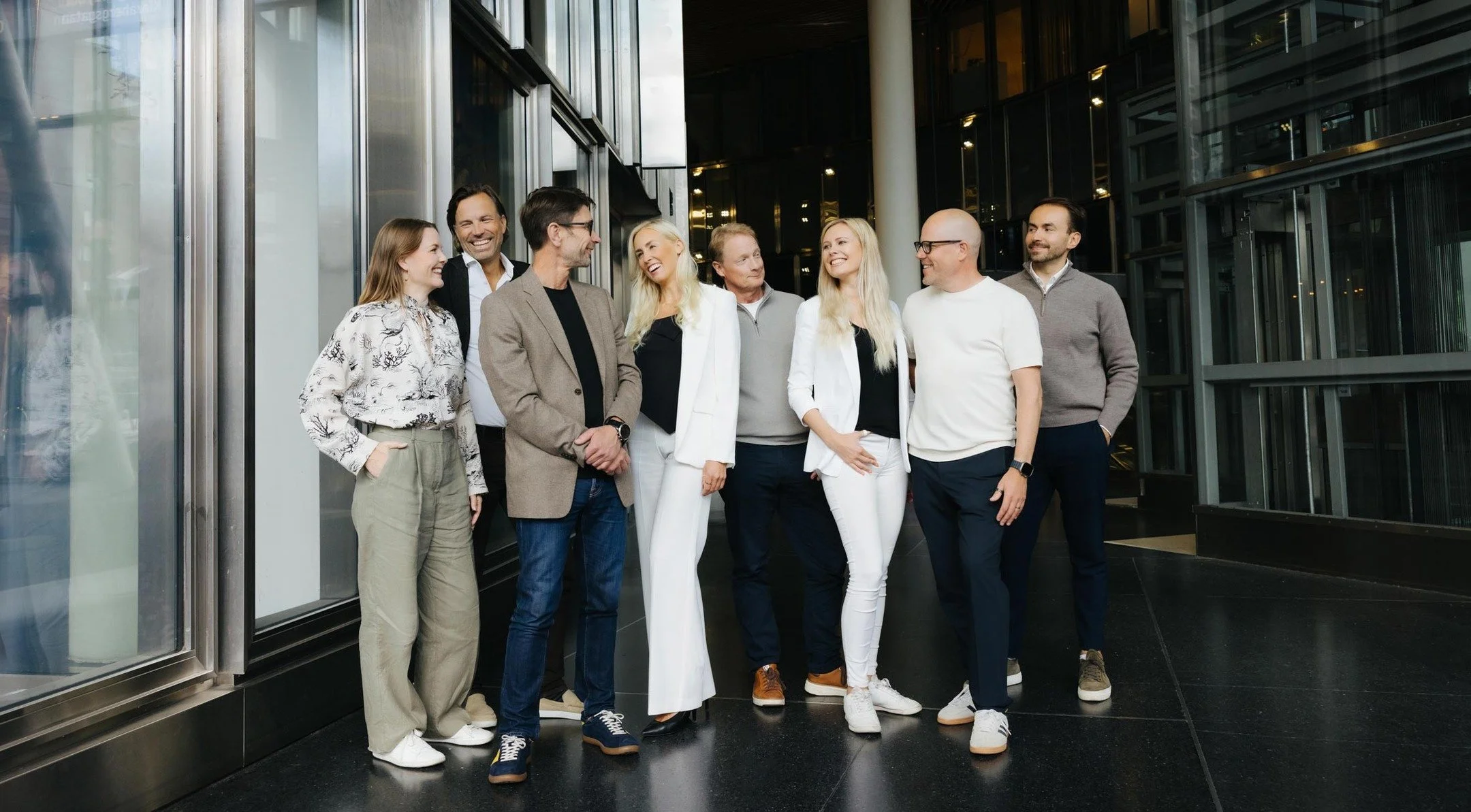 Taking a group photo that doesn&rsquo;t look like a school picture takes a bit of thought.

Here are some things I always keep in mind &mdash; and I&rsquo;m happy to share them with you:

* Start by talking to the team.
What do they want the image to