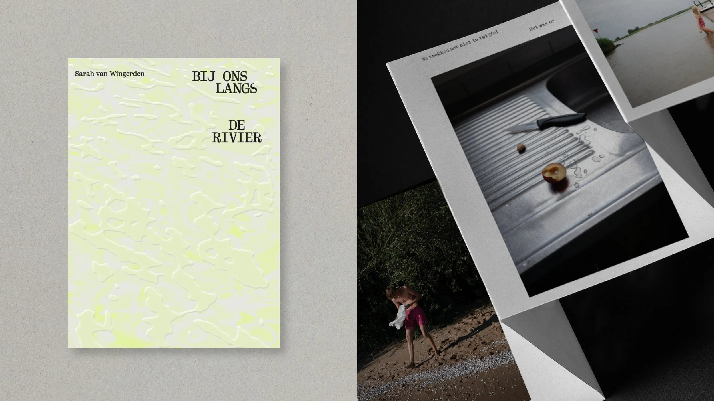 Book 'Bij ons langs de Rivier' (leporello style)