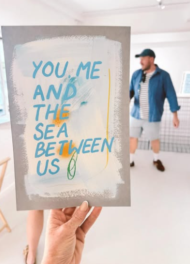 Adam Bridgland screen print at luxury UK retreat