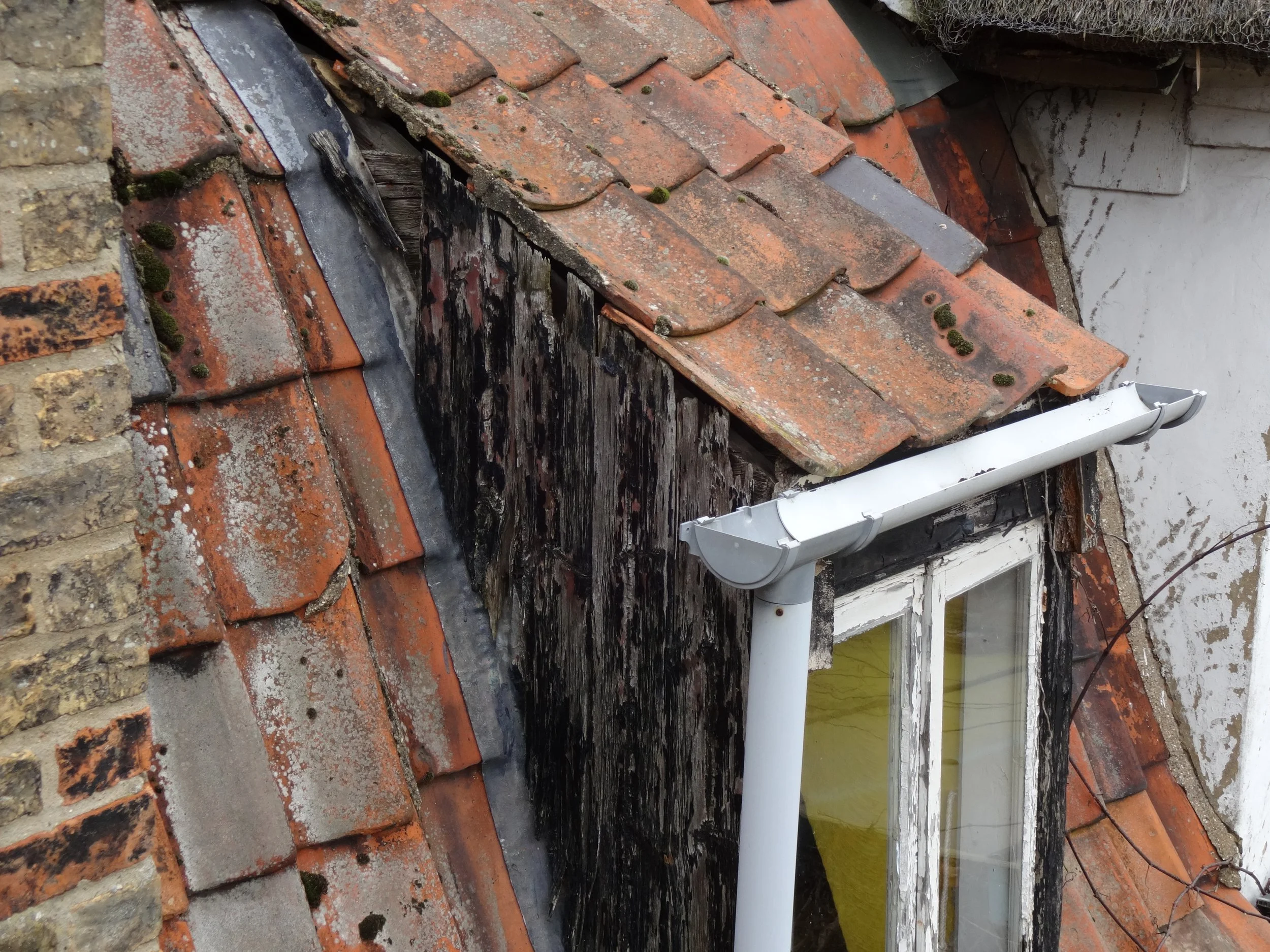 This early dormer is just about in tact