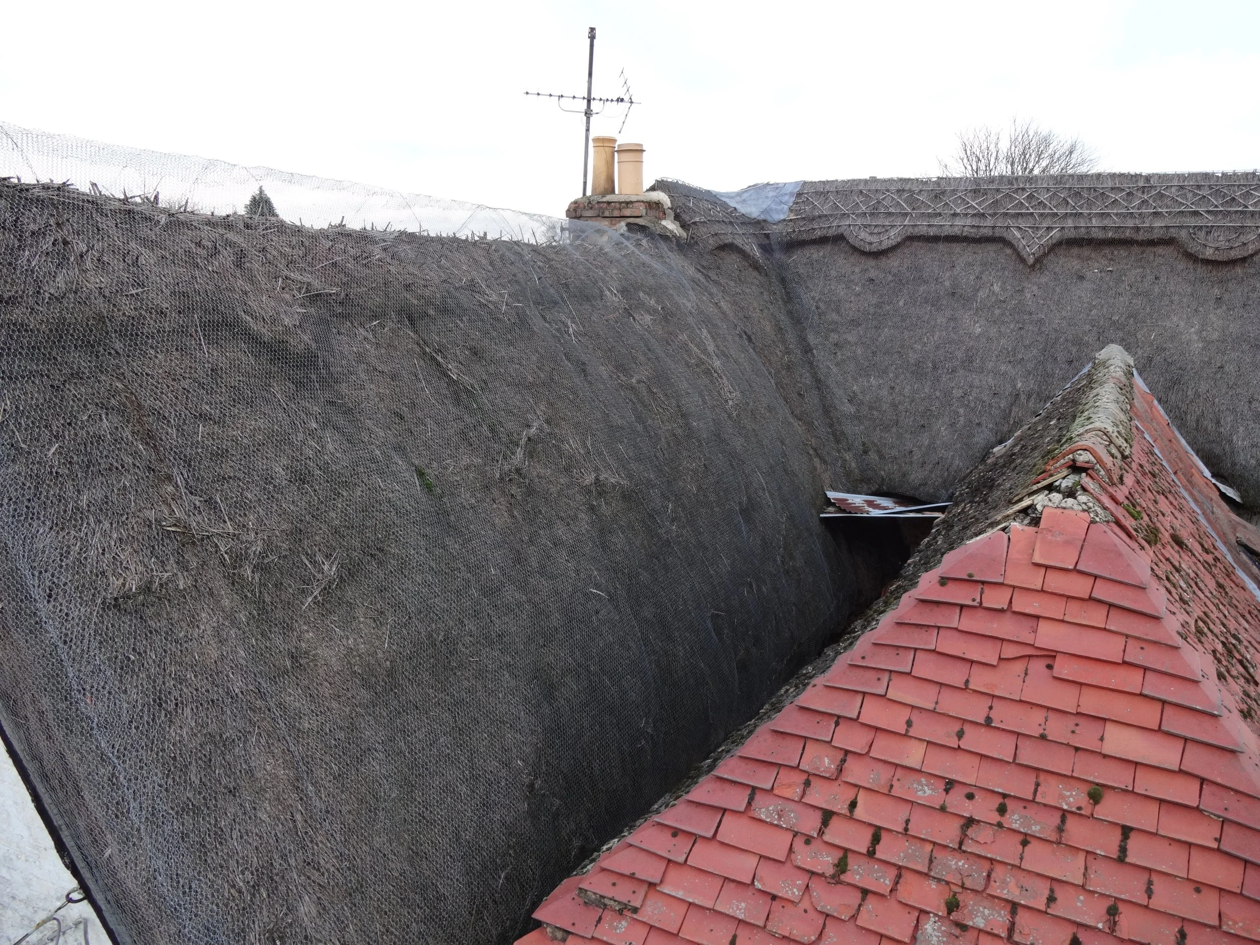 The valleys cannot be seen without a drone or camera pole