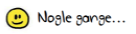 Teksten 'Nogle gange...' skrevet i sort script på en hvid baggrund.
