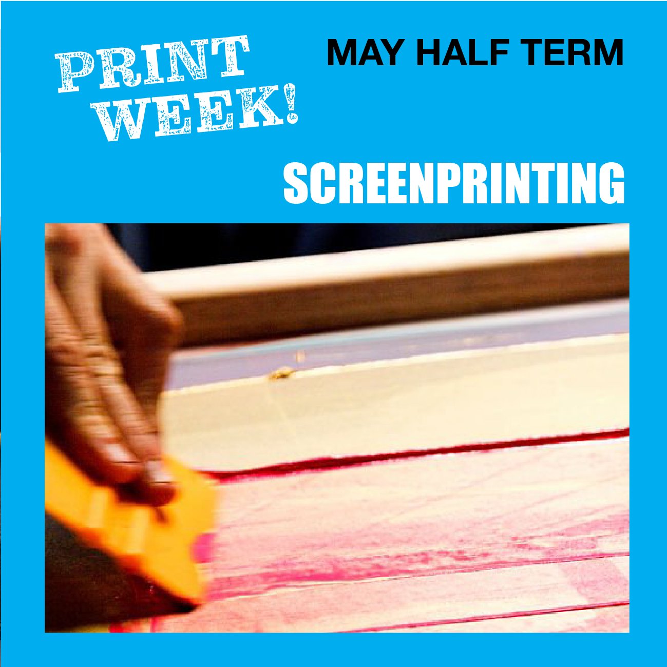 Wed 28.05: Screen printing