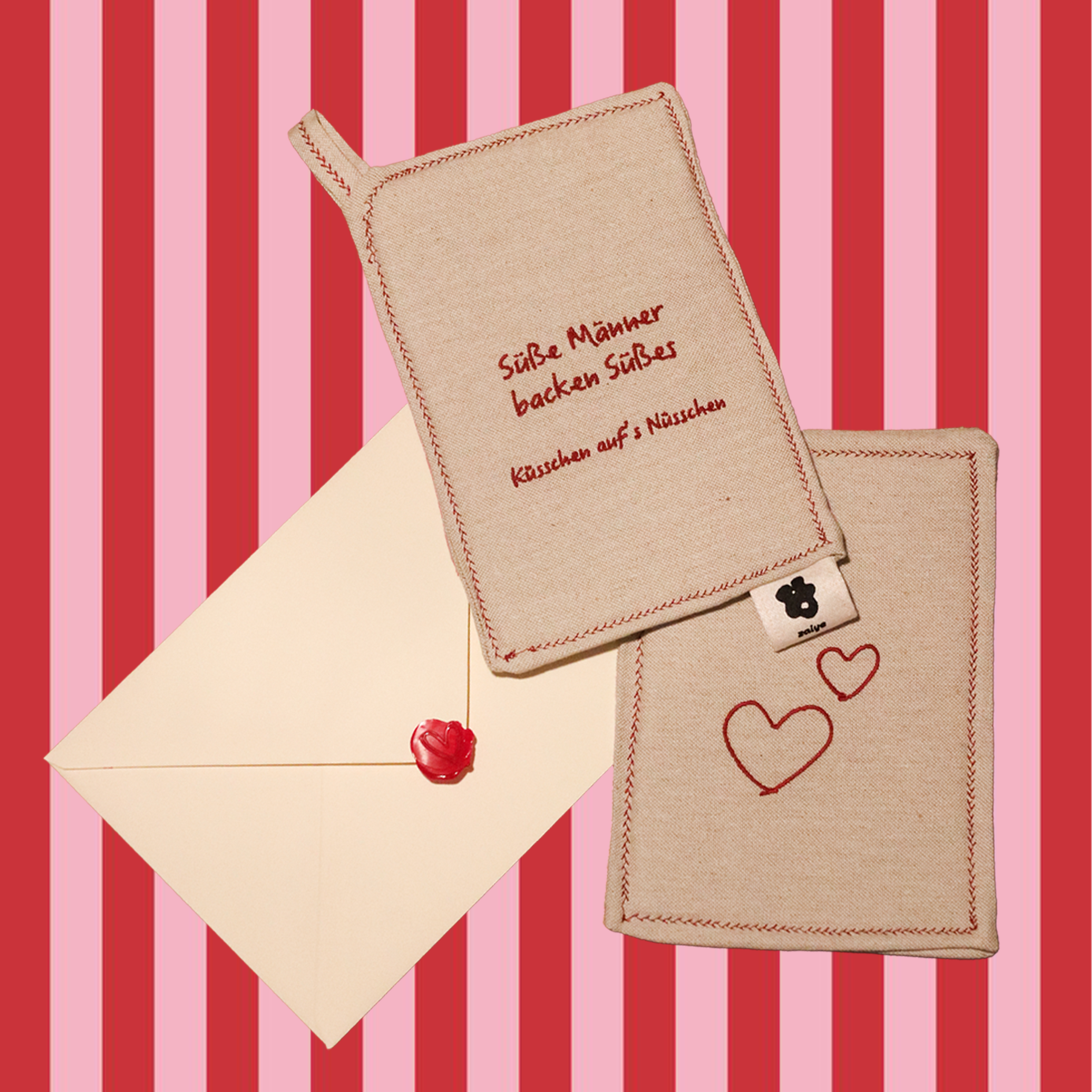 Küsschen auf’s Nüsschen Pot Holder