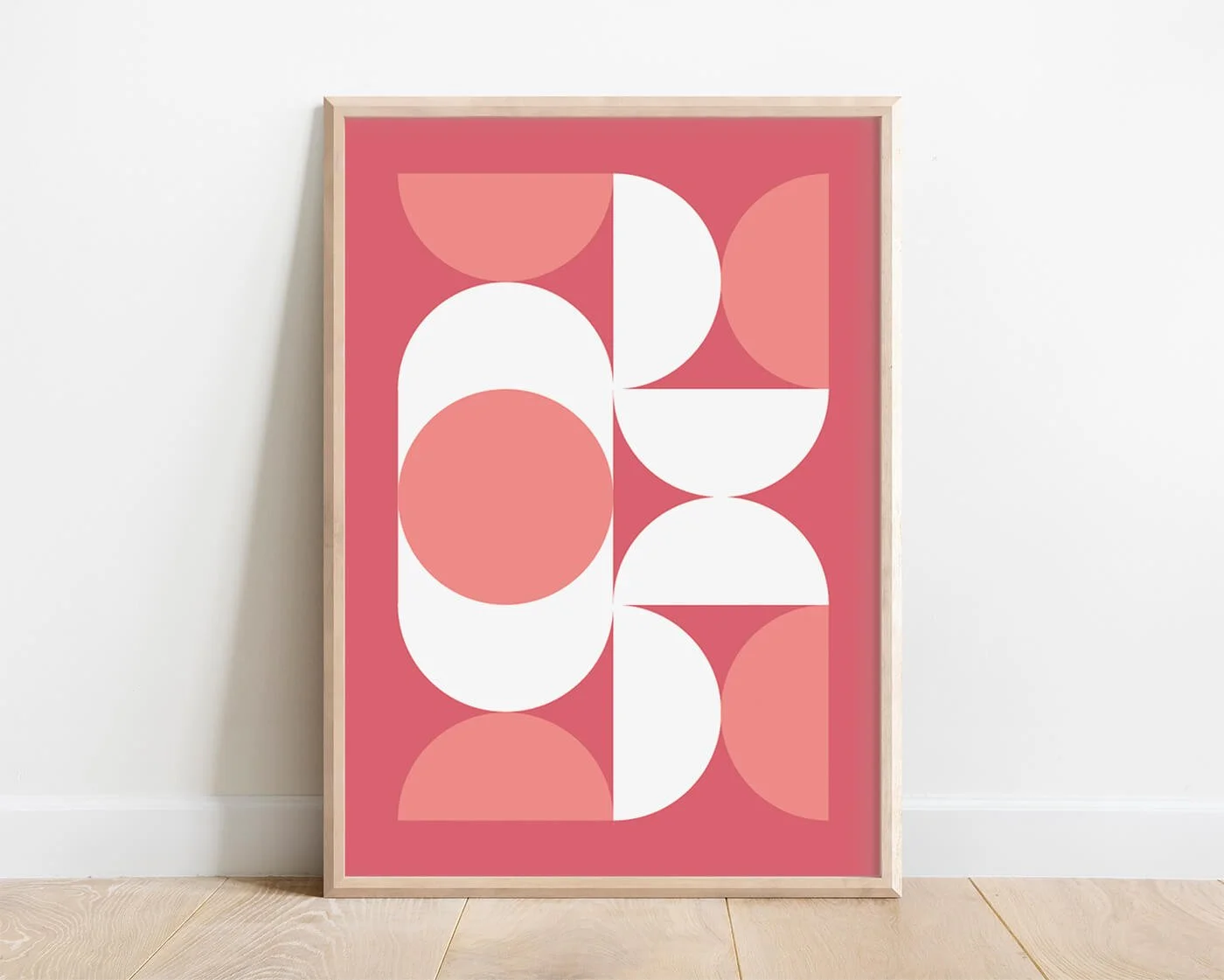 Coral Bauhaus Print
