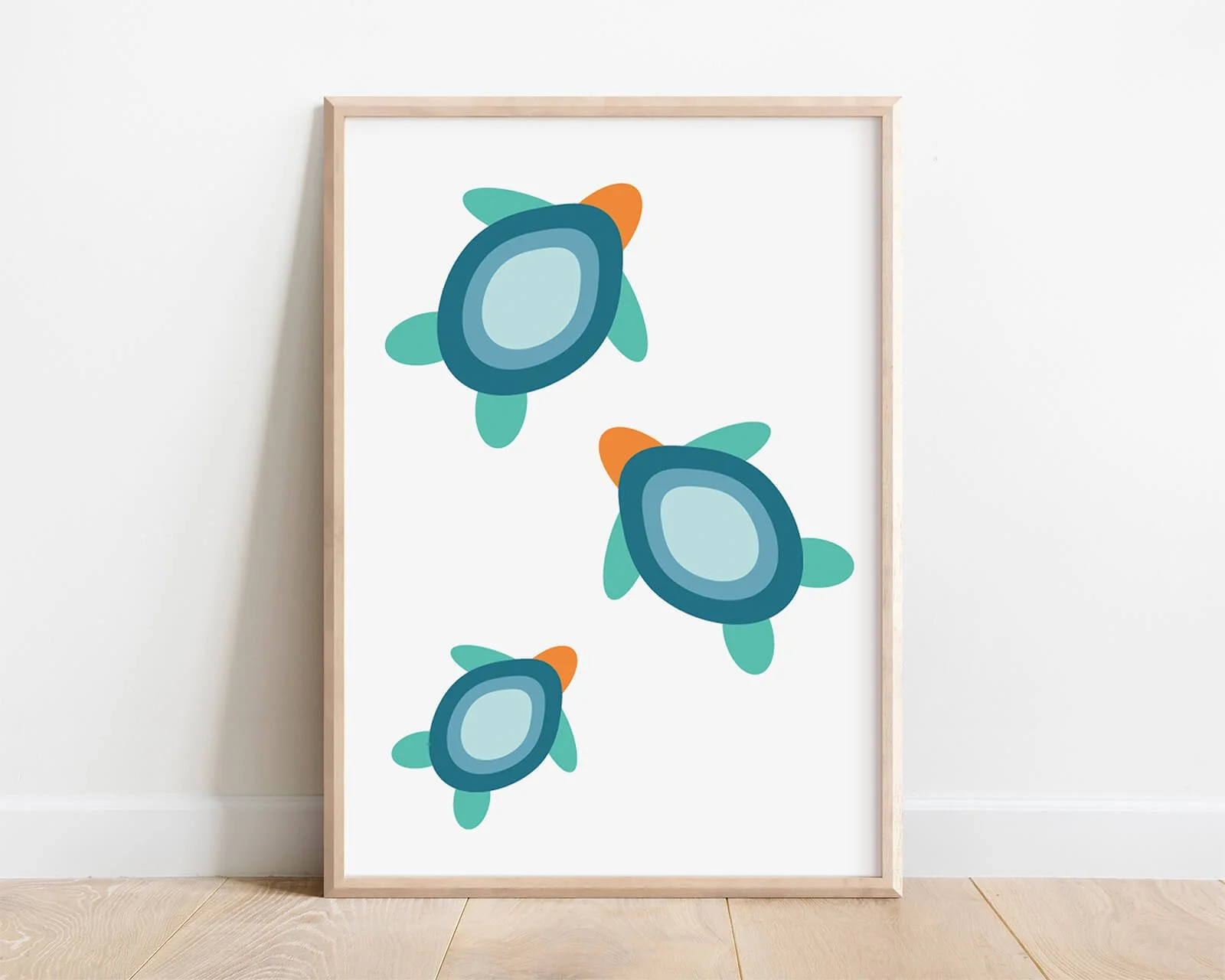 Turtles Print, Green