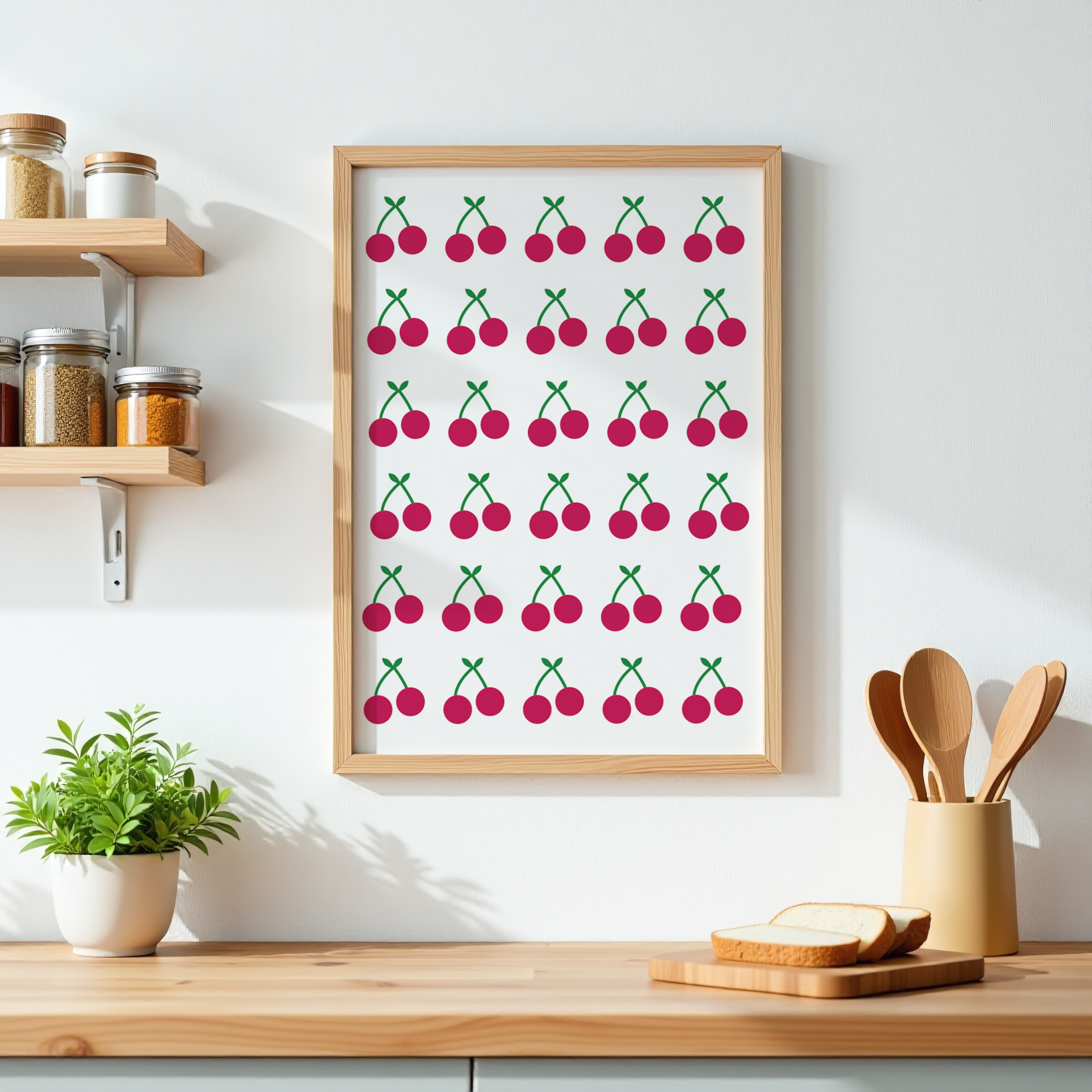 cherry kitchen poster