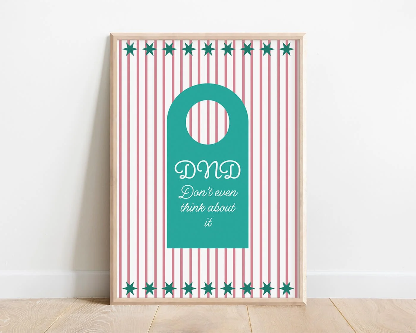 Green, Do Not Disturb Print