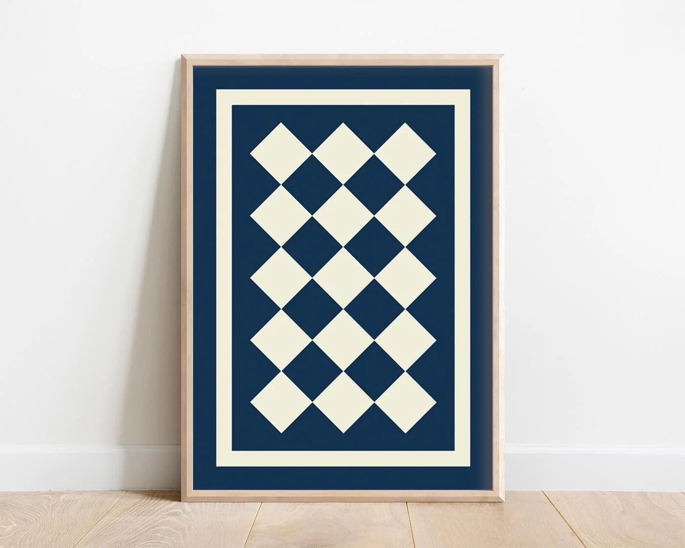 Blue Aztec Print
