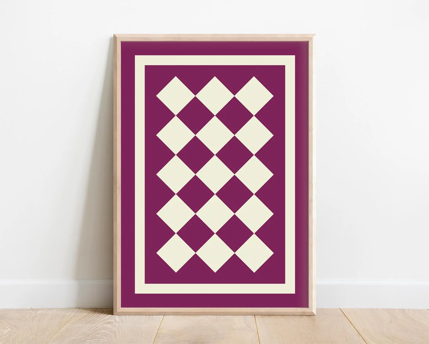 Burgundy Aztec Print