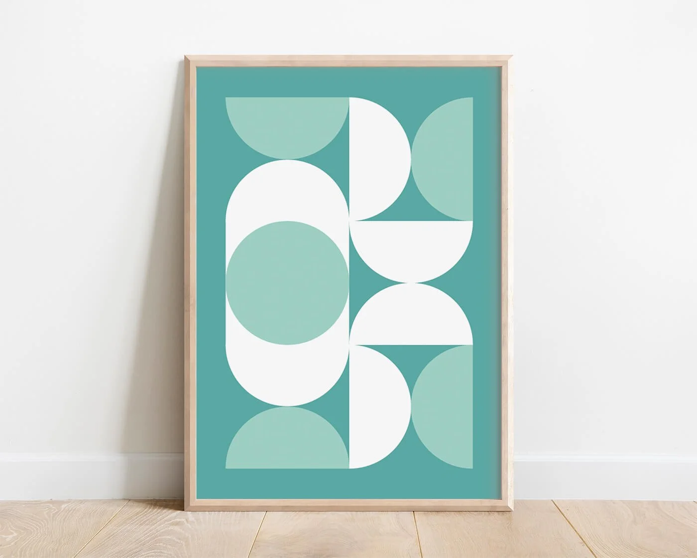 Green Bauhaus Print
