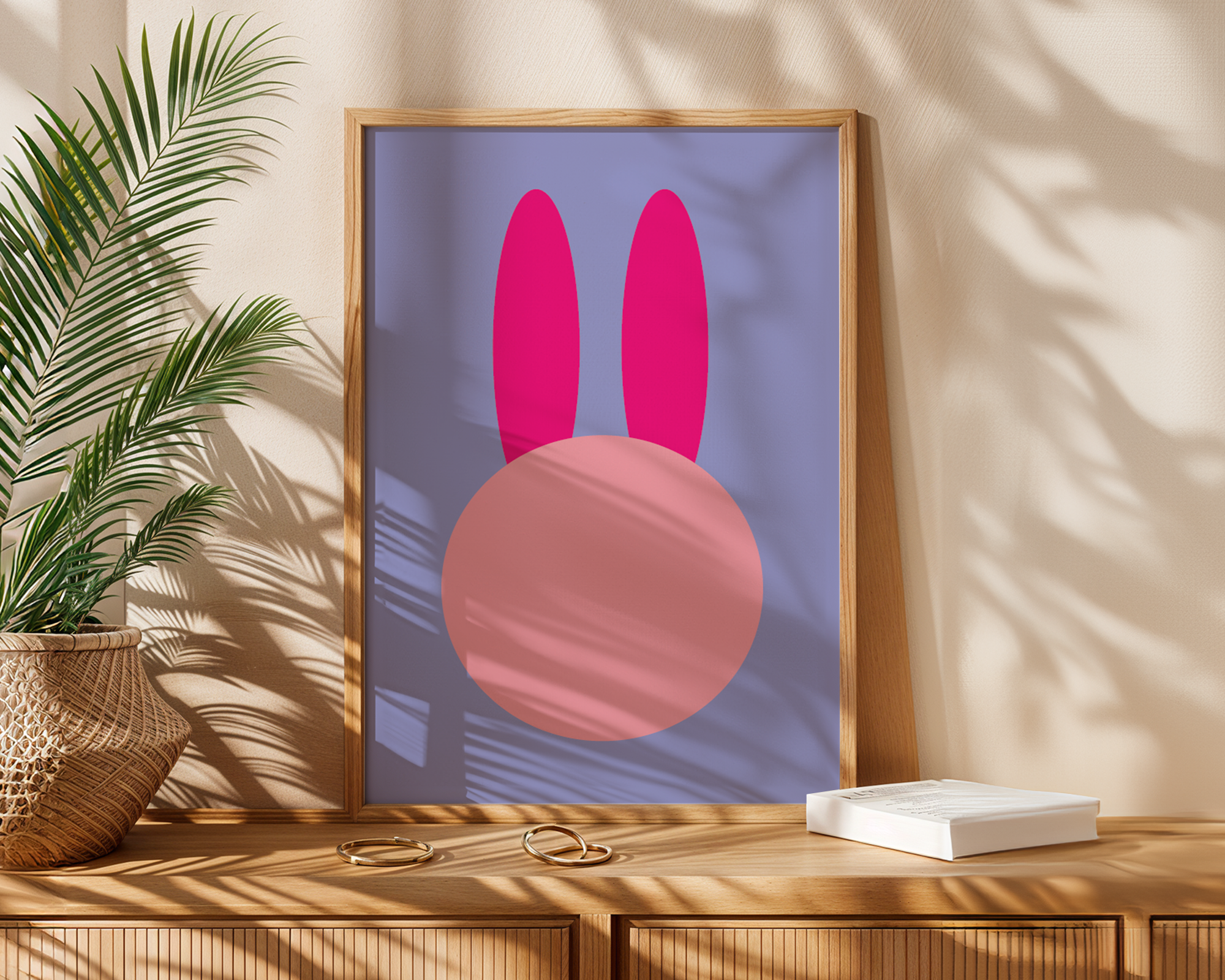 purple prints for kids room