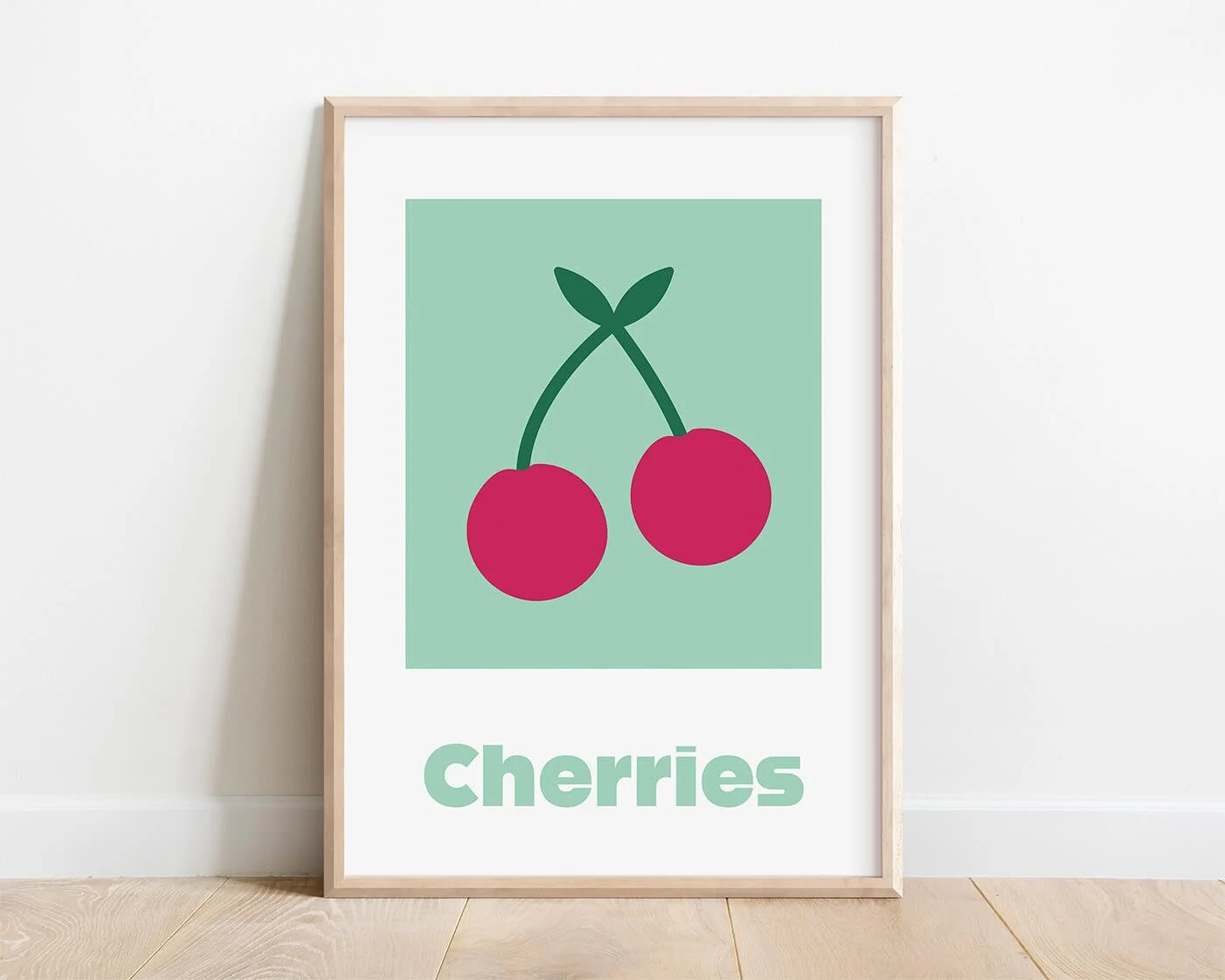 Cherries Learning Print