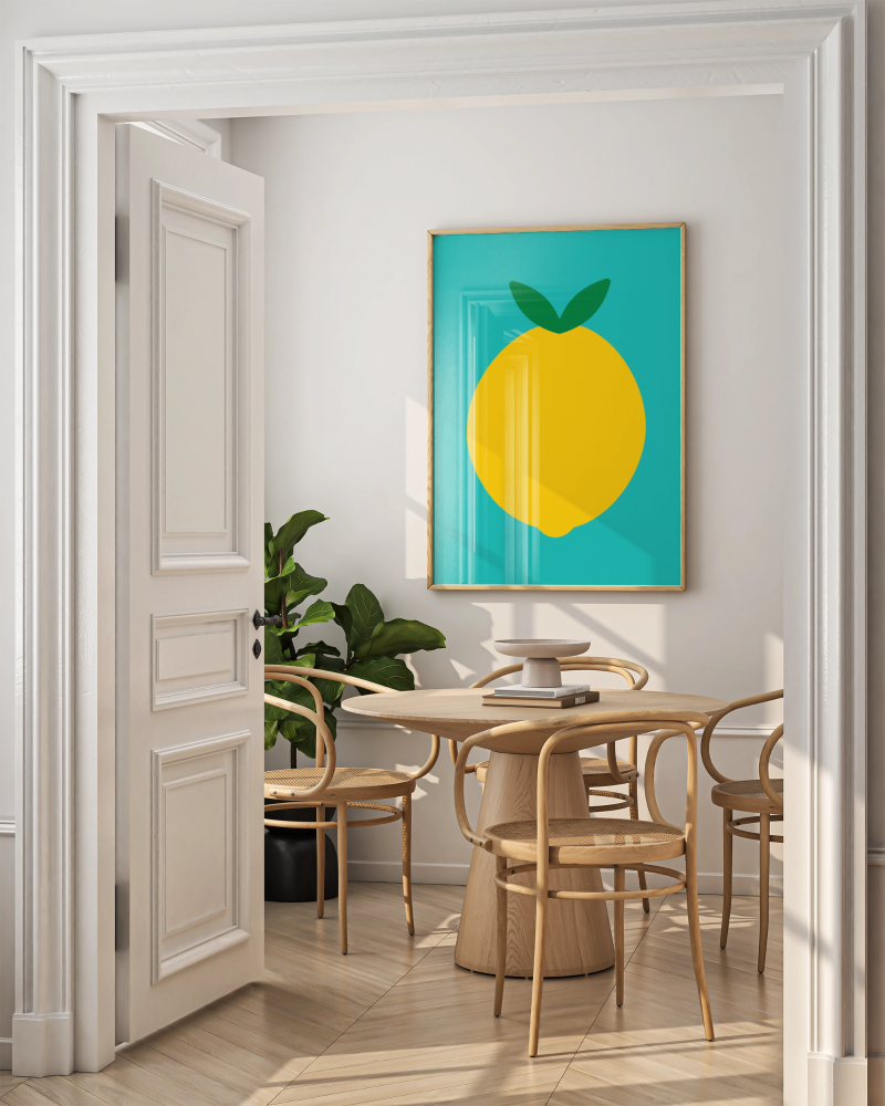 Fresh Lemon print - sorrento style print