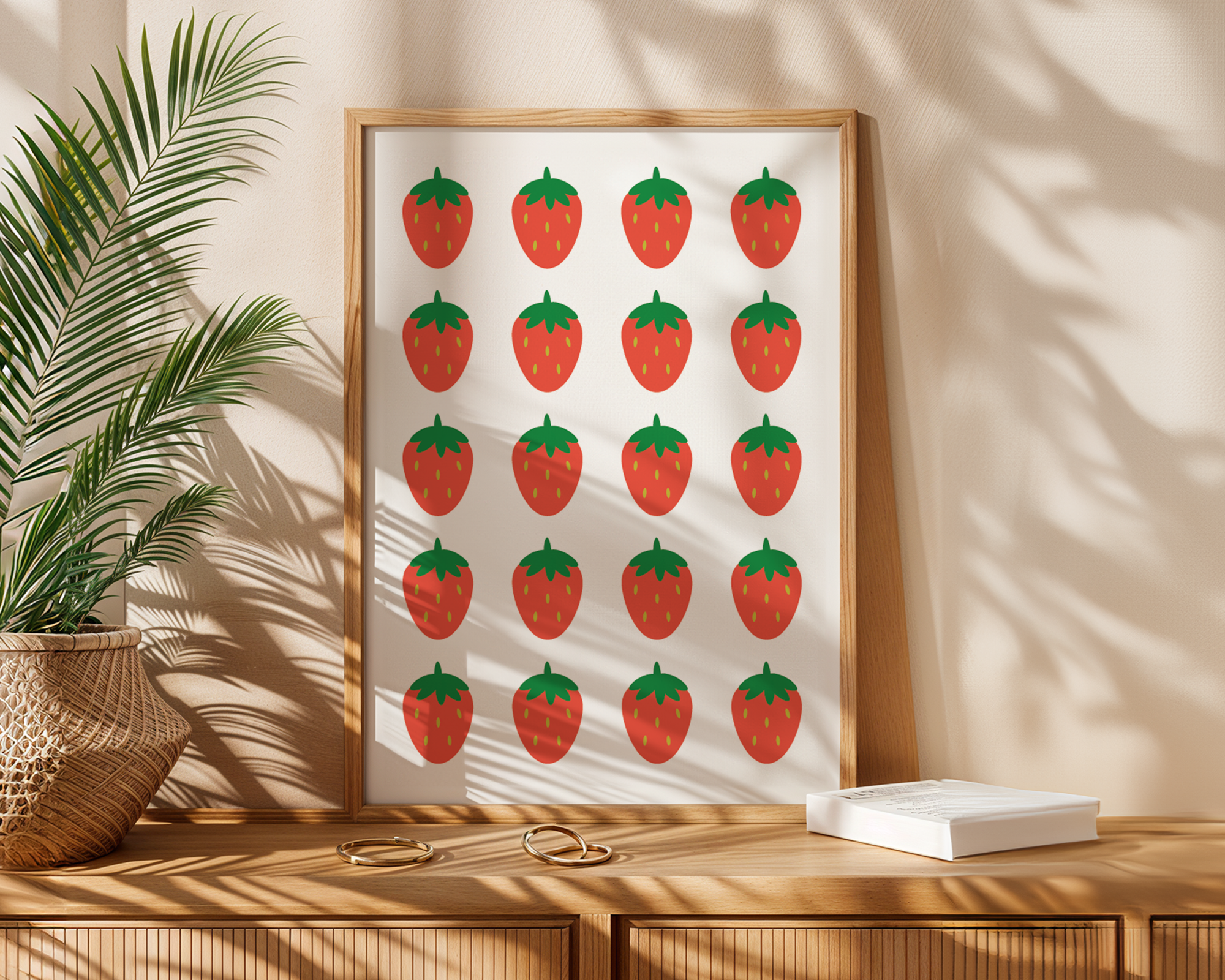 strawberry print