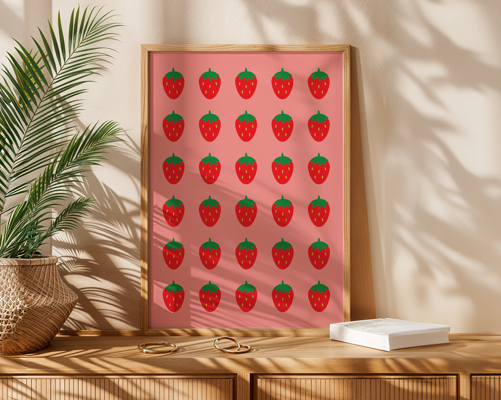 strawberry print