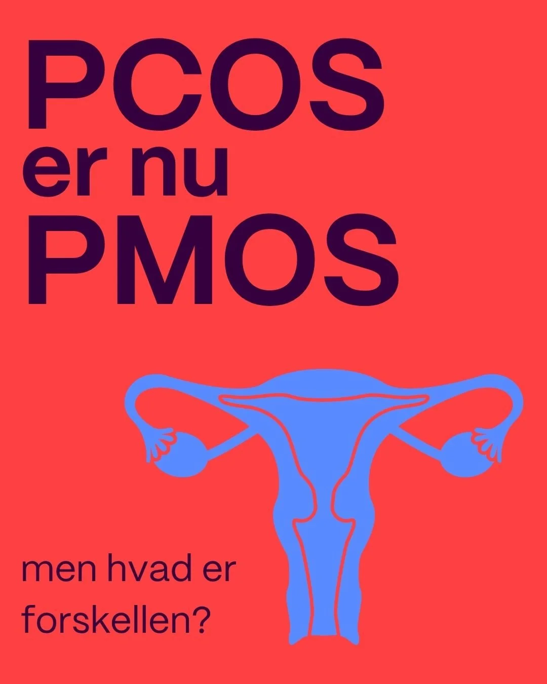 PCOS har skiftet navn til PMOS 👏🏼

Sygdommen polycystisk ovariesyndrom har skiftet navn til polyendokrint metabolisk ovariesyndrom (PMOS), da det tidligere navn ikke i tilstr&aelig;kkelig grad repr&aelig;senterer, hvad sygdommen egentlig er, og hvo