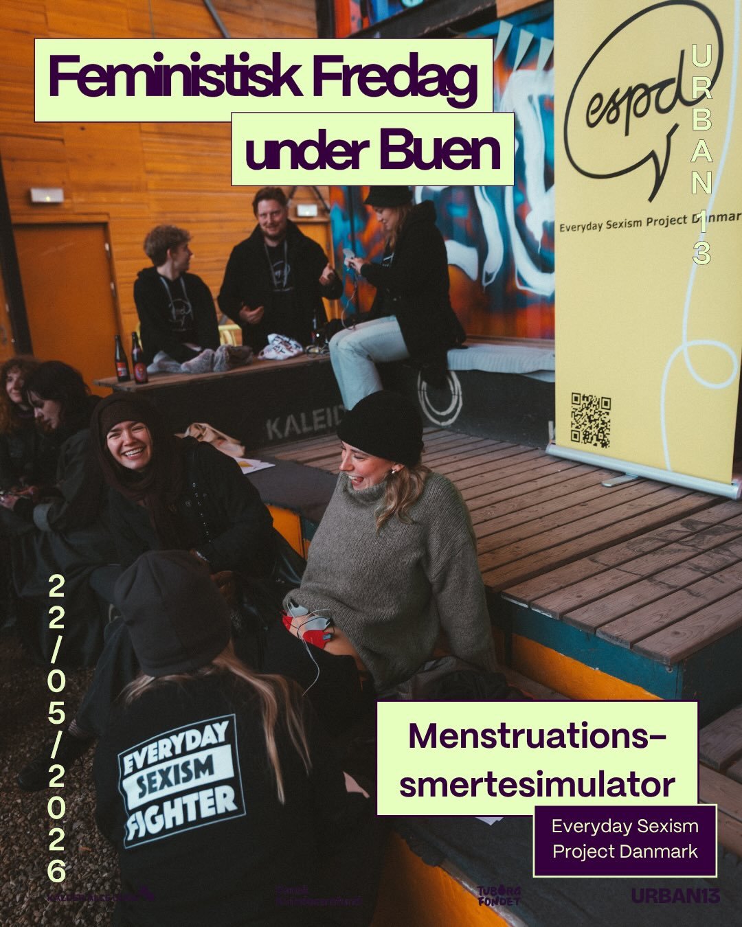 I kan godt gl&aelig;de jer til Feministisk Fredag under Buen! Der er nemlig meget mere p&aring; programmet🙌🏼

Udover gratis koncert med @berg__berg___ og @sabba_paydar, quiz med @peech_dk, s&aring; kan du ogs&aring; dykke ned i vores forskellige ak