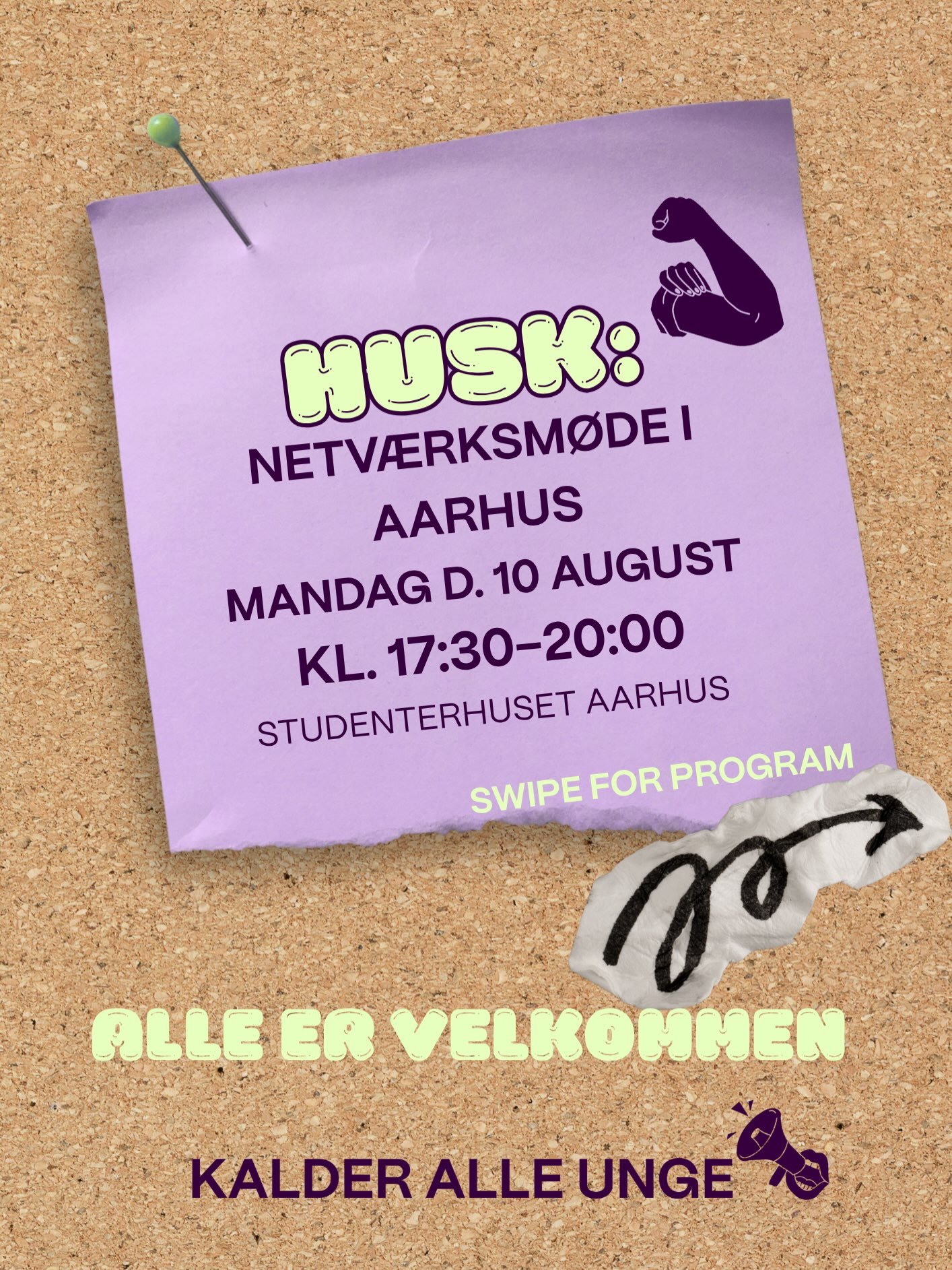 Har du lyst til at v&aelig;re en del af et feministisk f&aelig;llesskab?💓

S&aring; kom til netv&aelig;rksm&oslash;de i Aarhus p&aring; mandag d. 10 - alle er velkommen. 

⏰Hvis du er ny, s&aring; kom kl. 17:30 til intro. M&oslash;de for alle starte