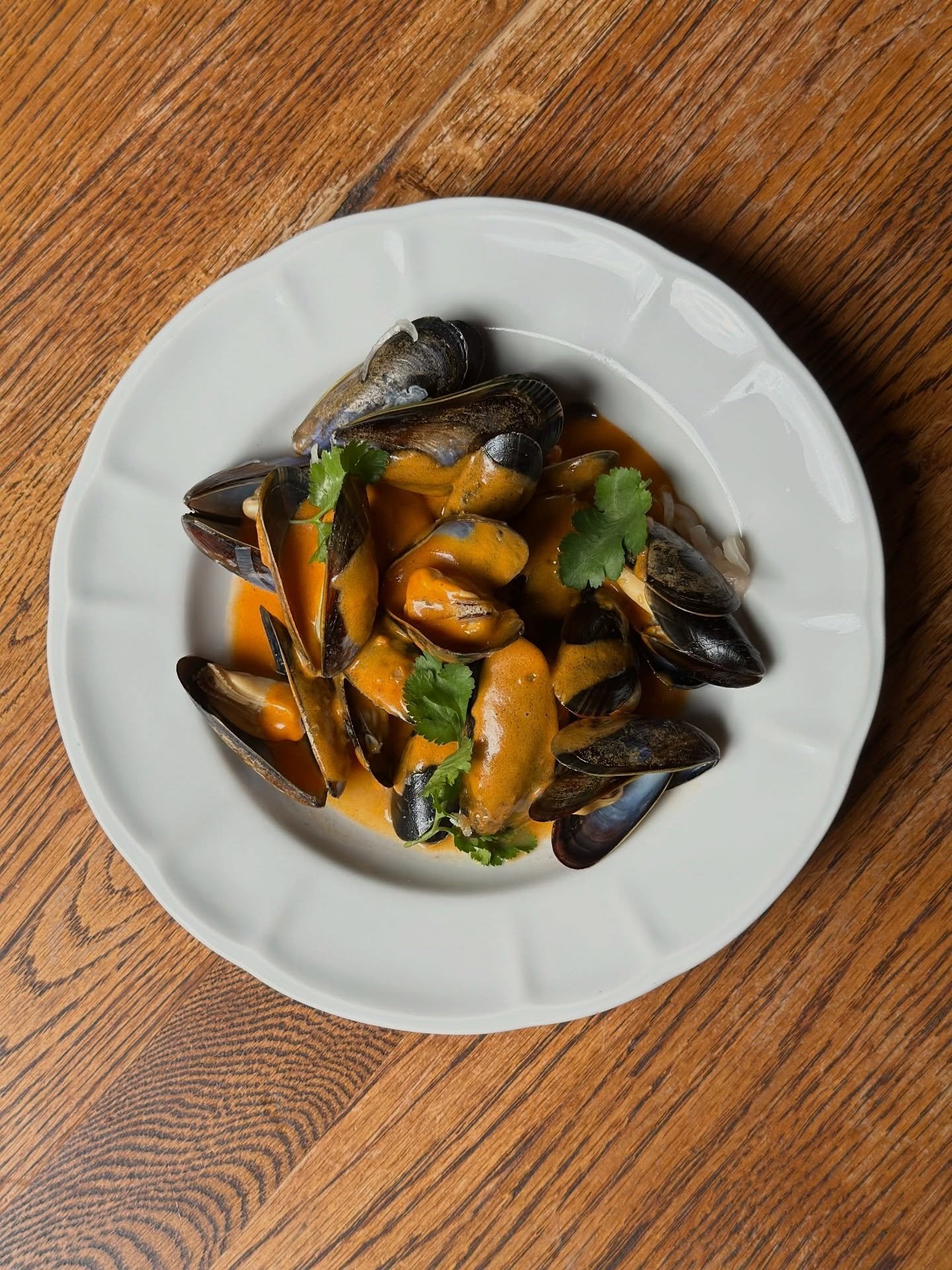 Mosseltjes. Met Beurre Blanc, Nduja &amp; Koriander.