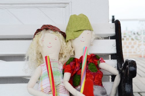 and bought them some yummy Brighton rock