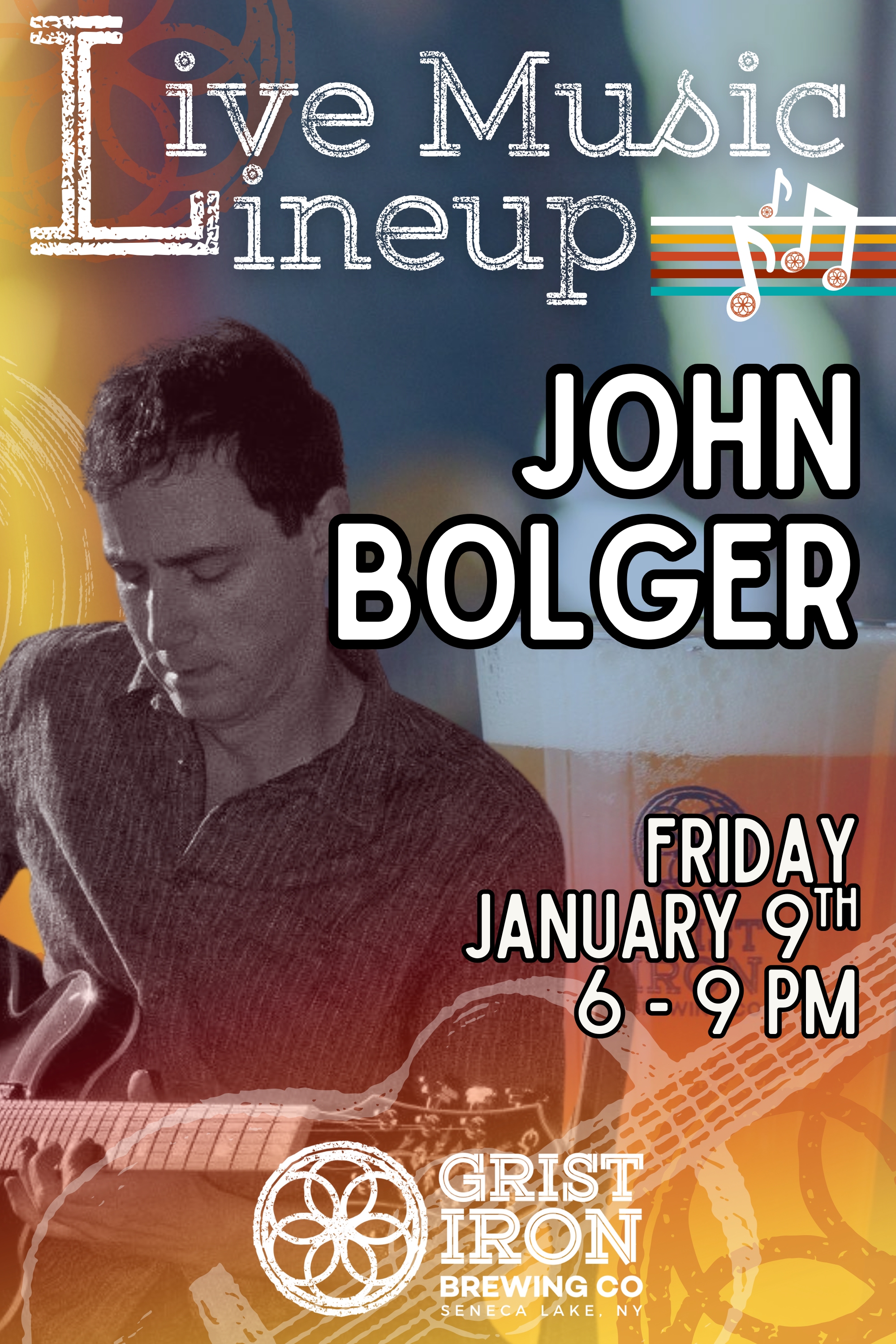 John Bolger at Grist Iron Brewing Company