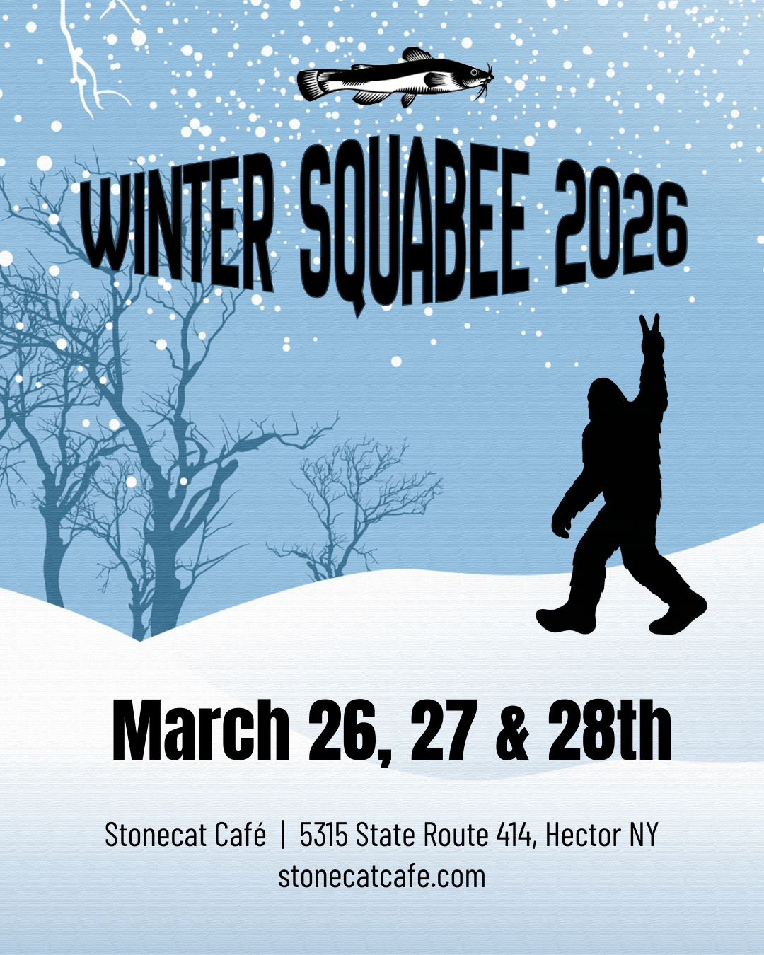 Wintersquabee at the Stonecat Café