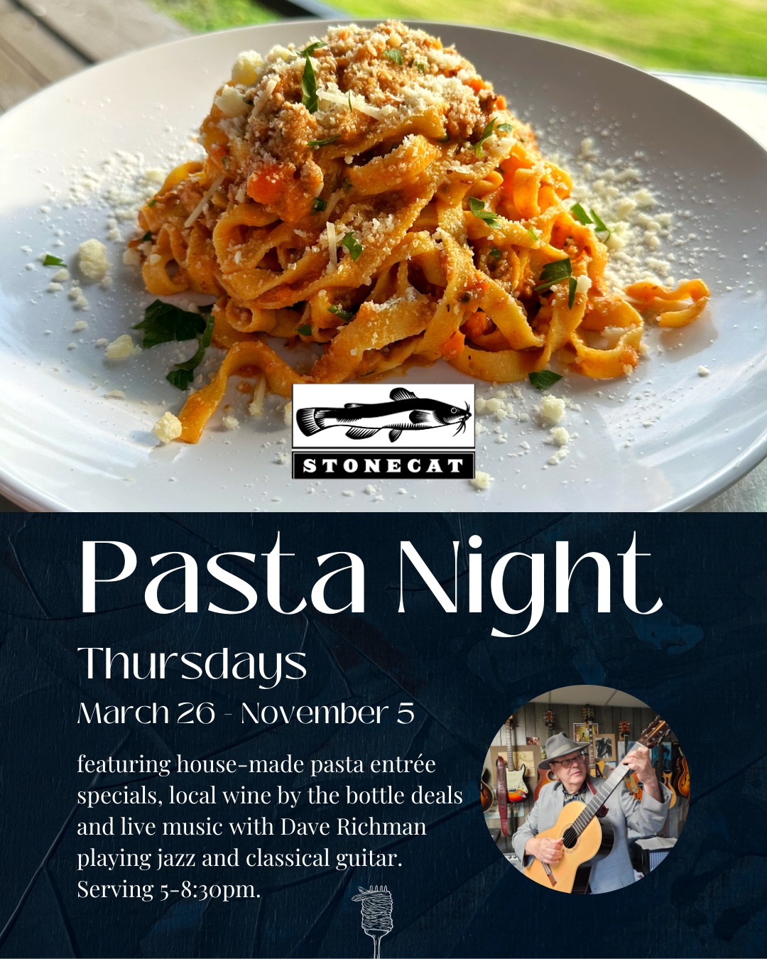 Pasta Night at the Stonecat
