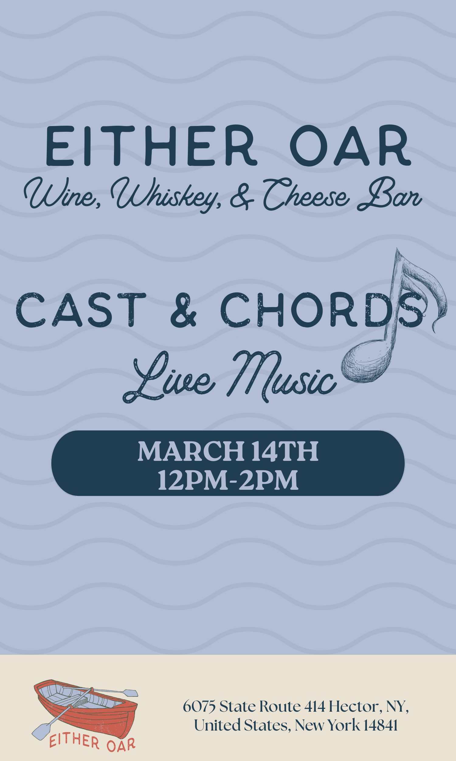 Cast &amp; Chords: Live Music @ Either Oar 