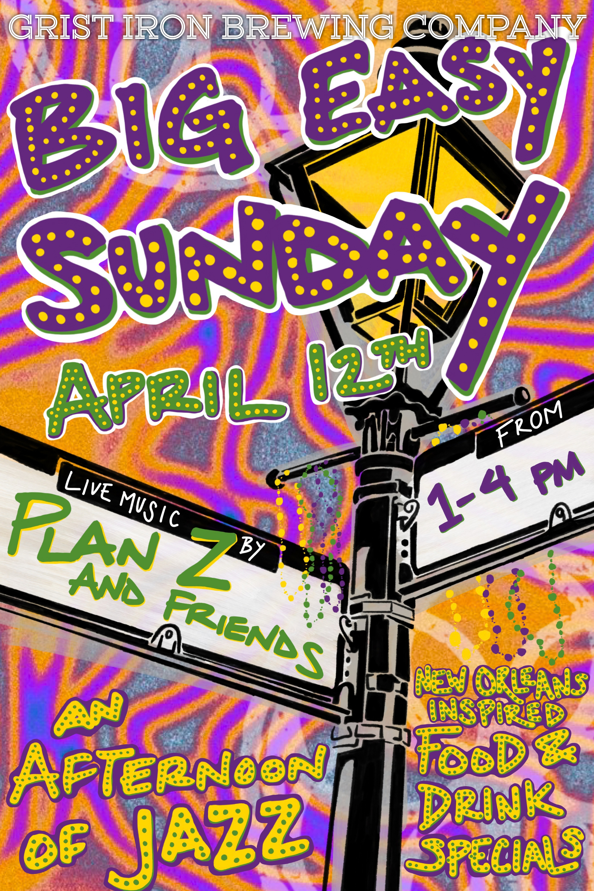 Big Easy Sunday: An Afternoon of Jazz with Plan Z and Friends at Grist Iron Brewing Company