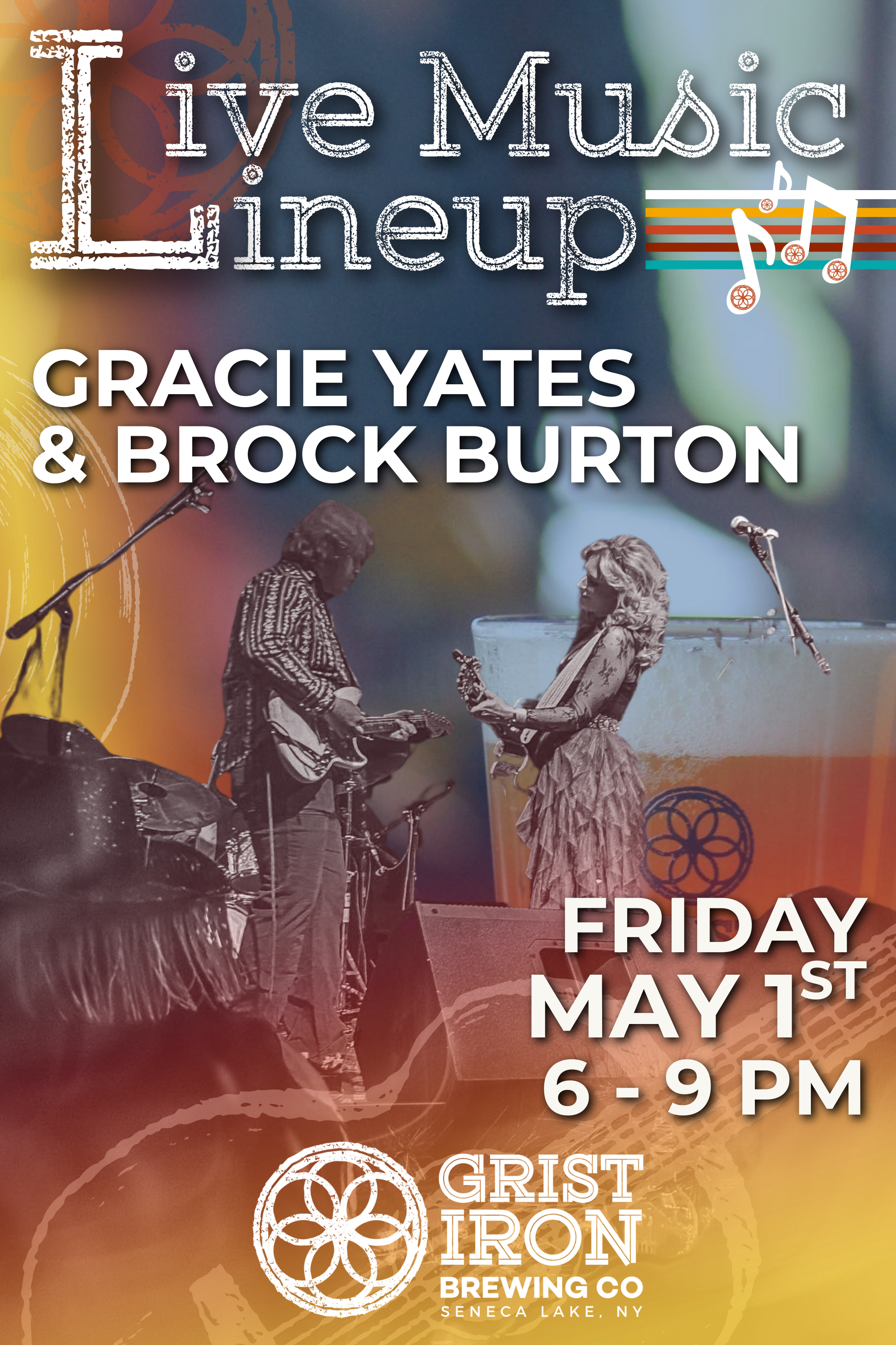 Gracie Yates &amp; Brock Burton at Grist Iron Brewing Company