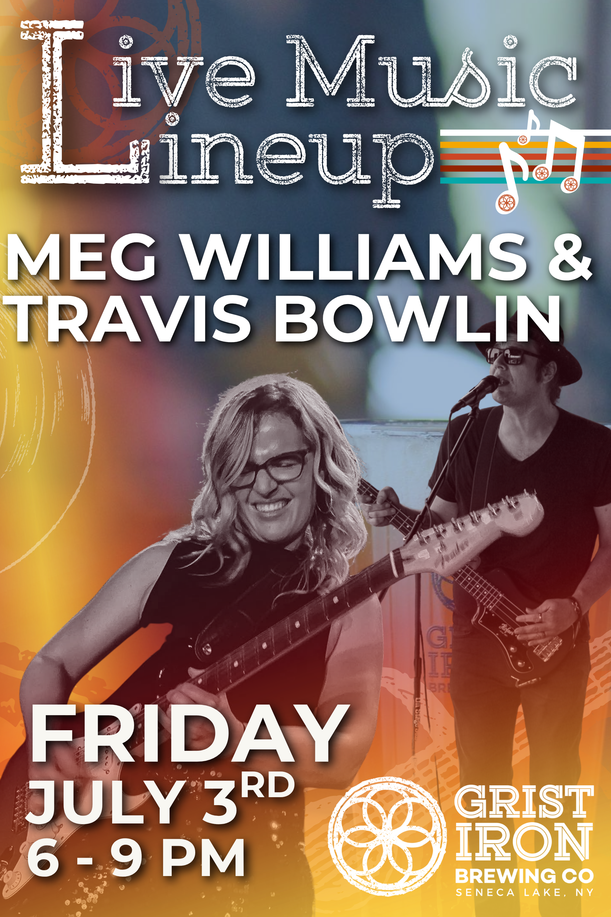 Meg Williams & Travis Bowlin at Grist Iron Brewing Company
