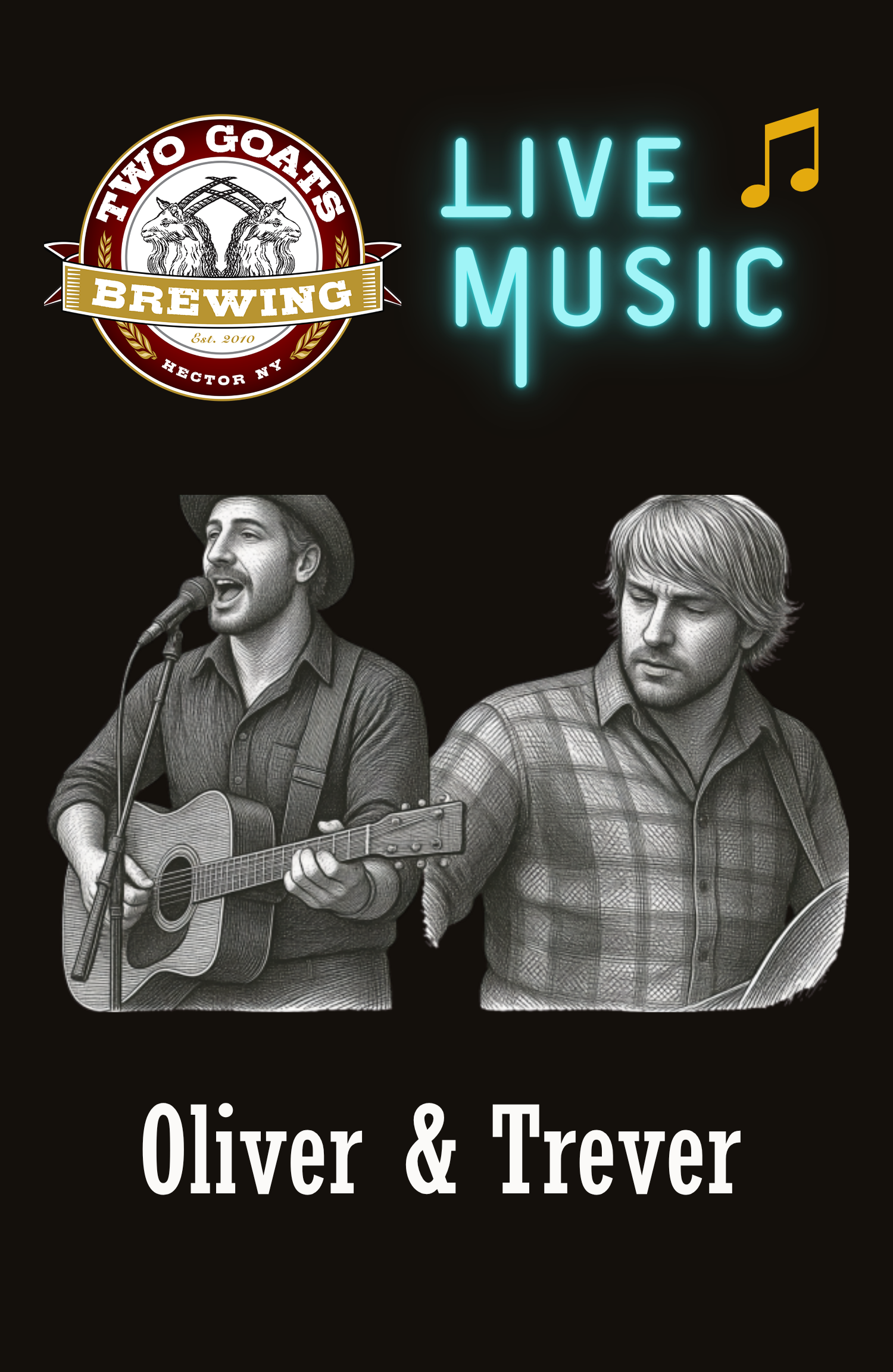 Oliver &amp; Trevor @ Two Goats 
