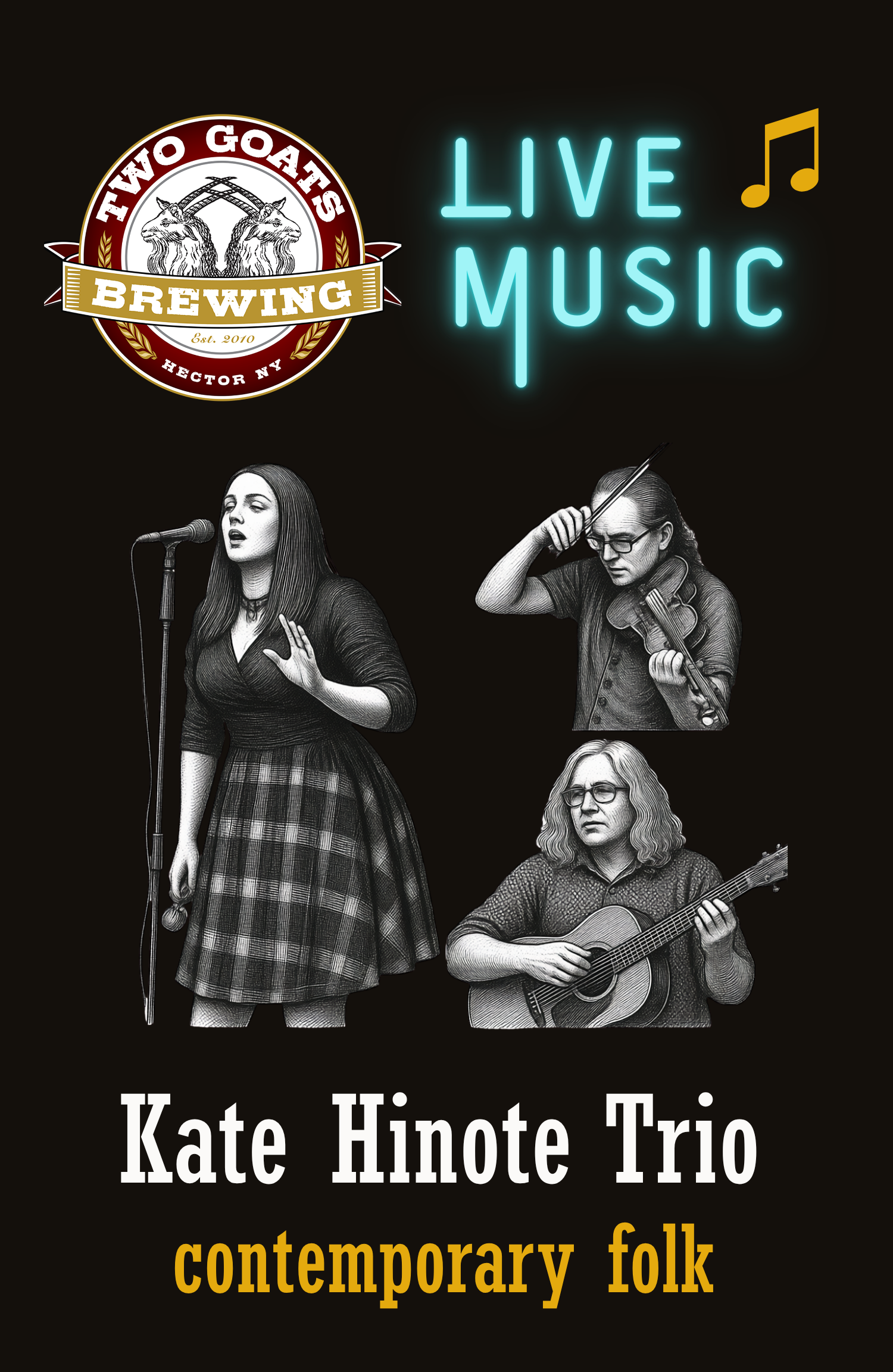 Kate Hinote Trio @ Two Goats 
