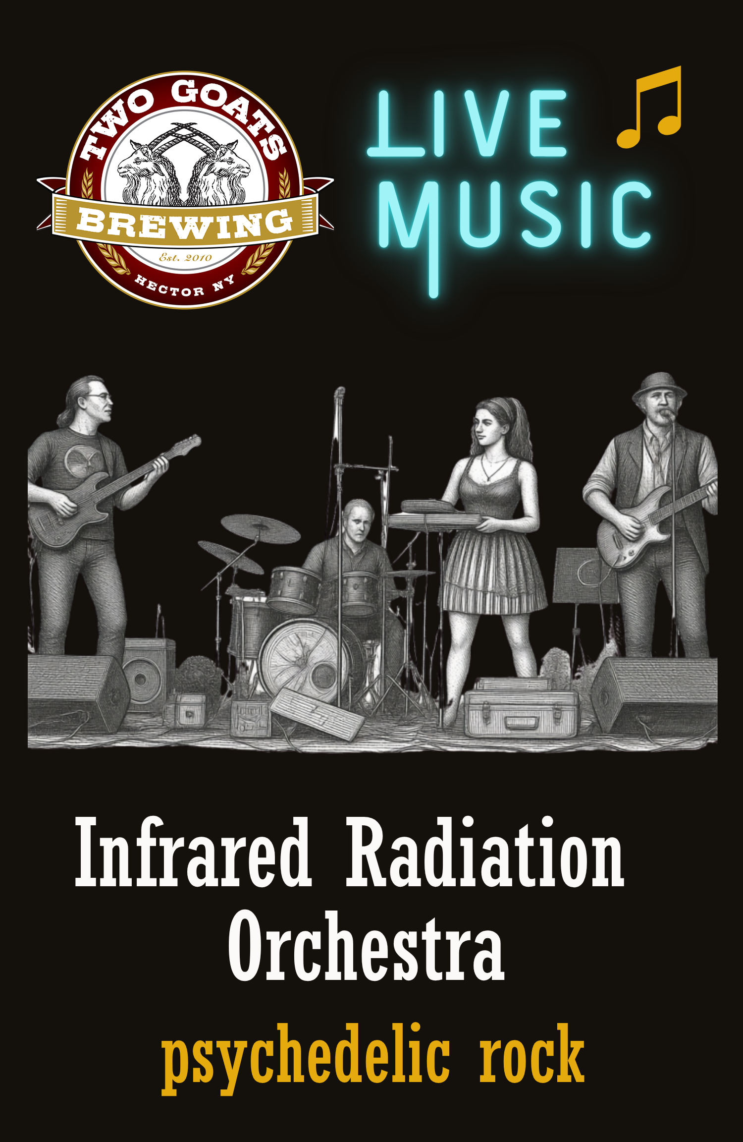Infrared Radiation Orchestra @ Two Goats