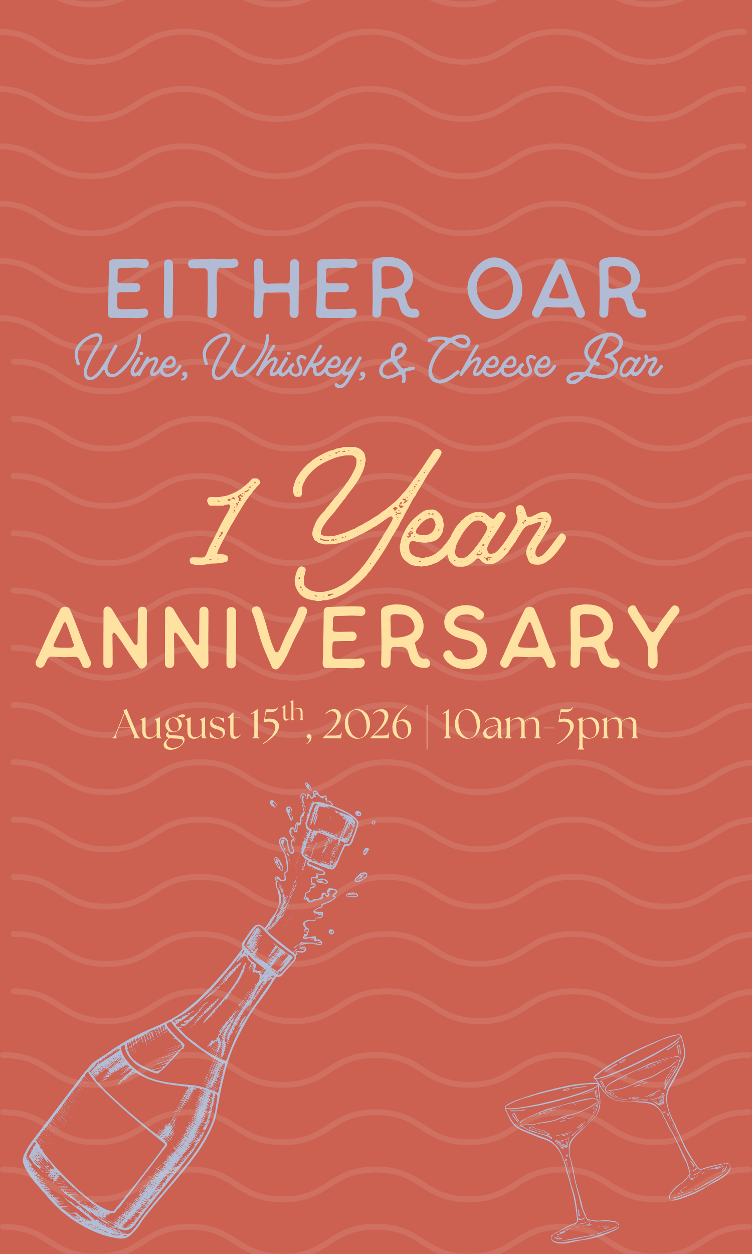 1 Year Anniversary  @ Either Oar