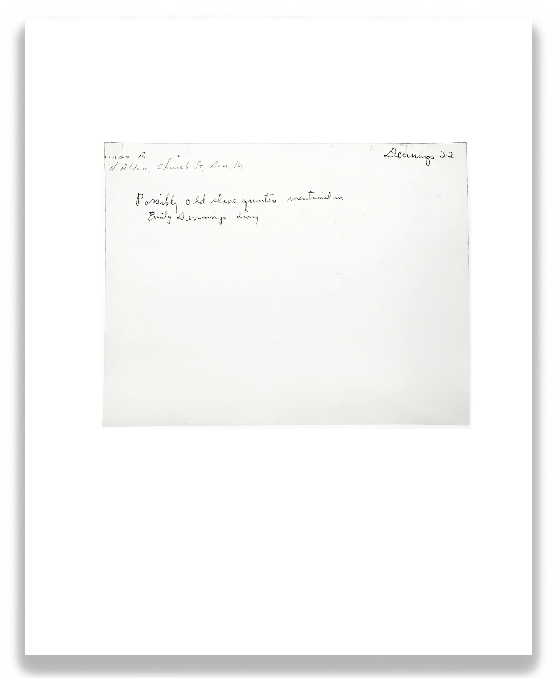 Working at Presqu'ile (verso), 2026, inkjet print on archival paper mounted on wood panel, 10 in x 8 in.