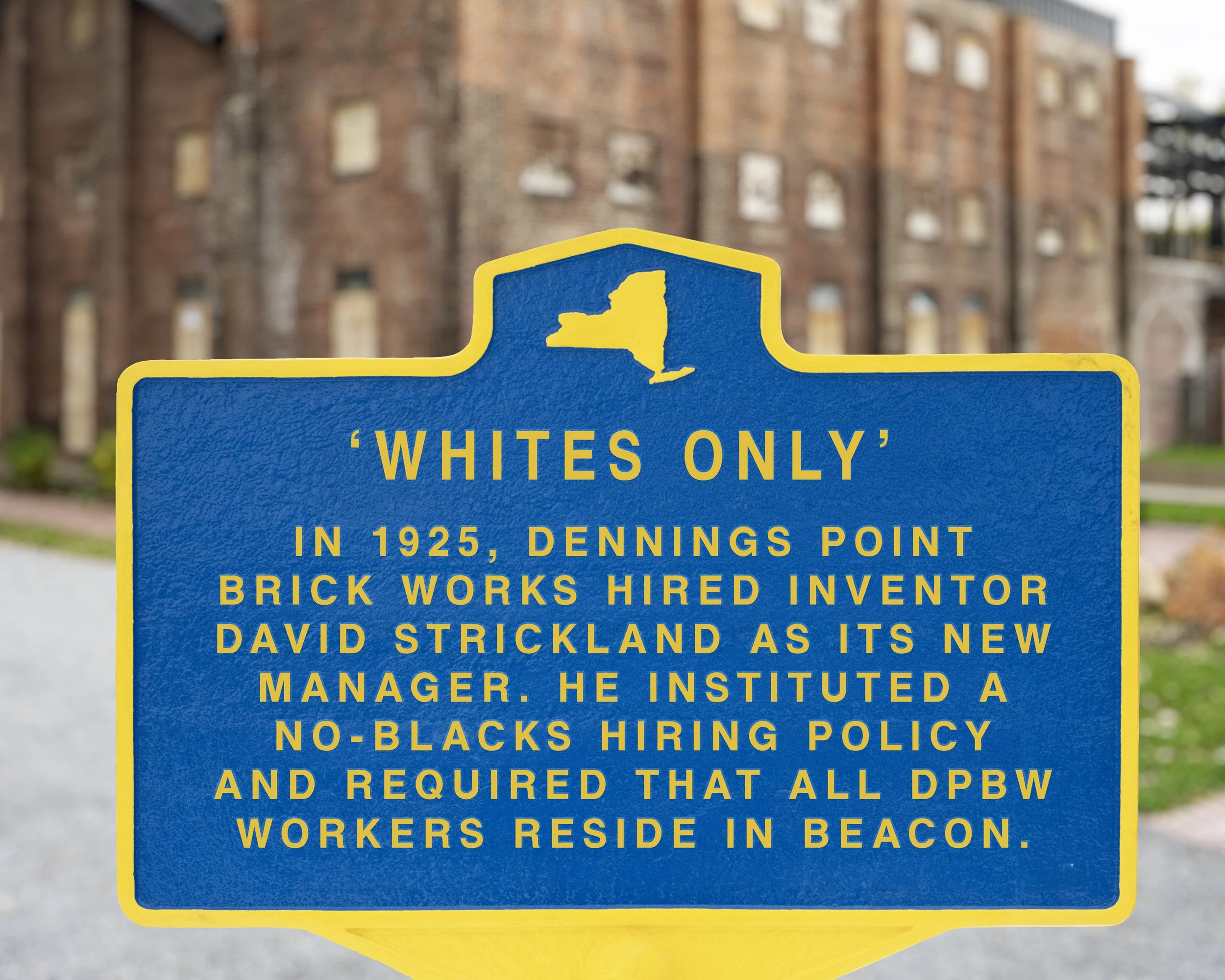 Whites Only (study for a new historical marker), 2026, archival pigment print, 20 in. x  25 in.