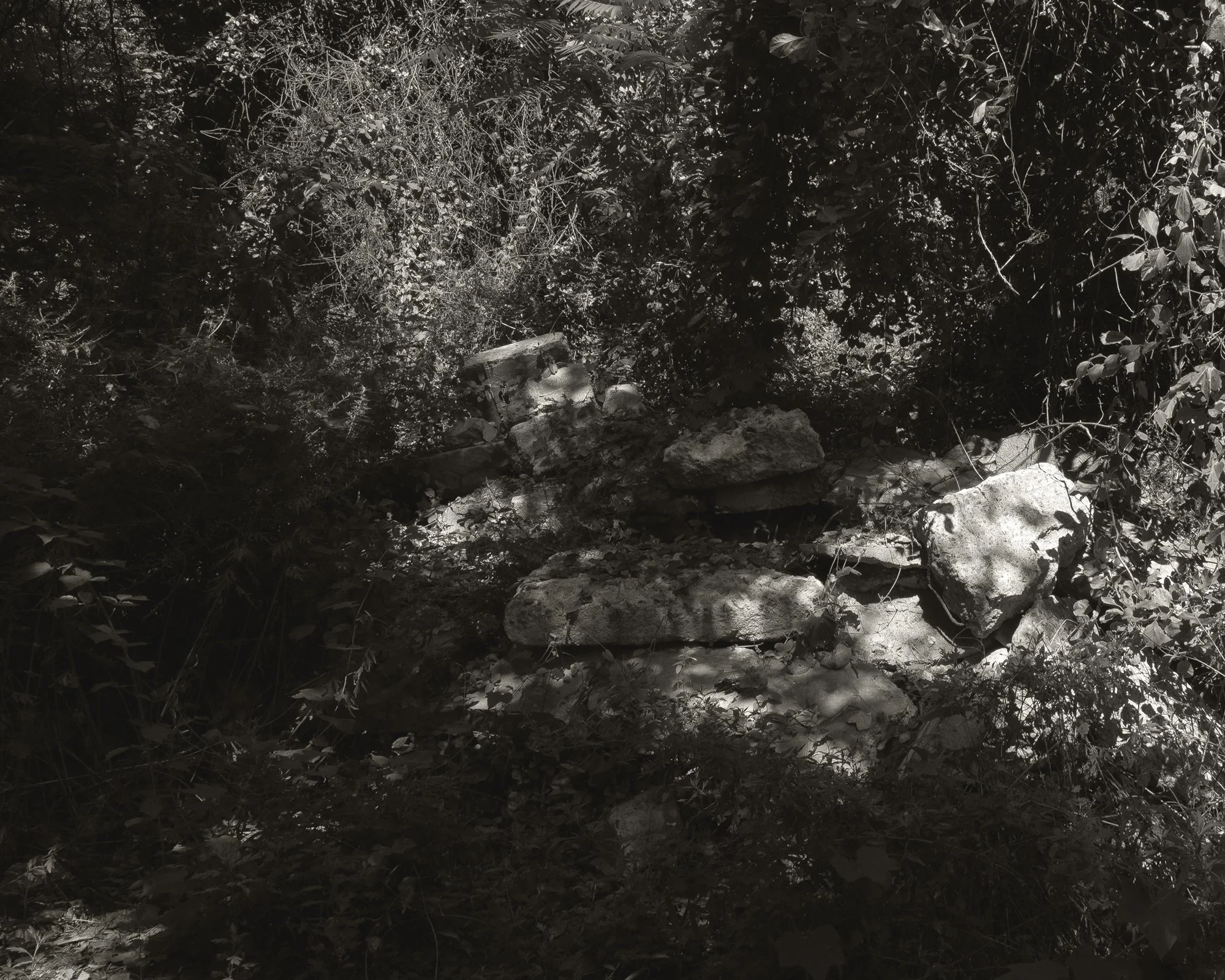 Unmarked Rubble, 2024, archival pigment print, 20 in. x 25 in.