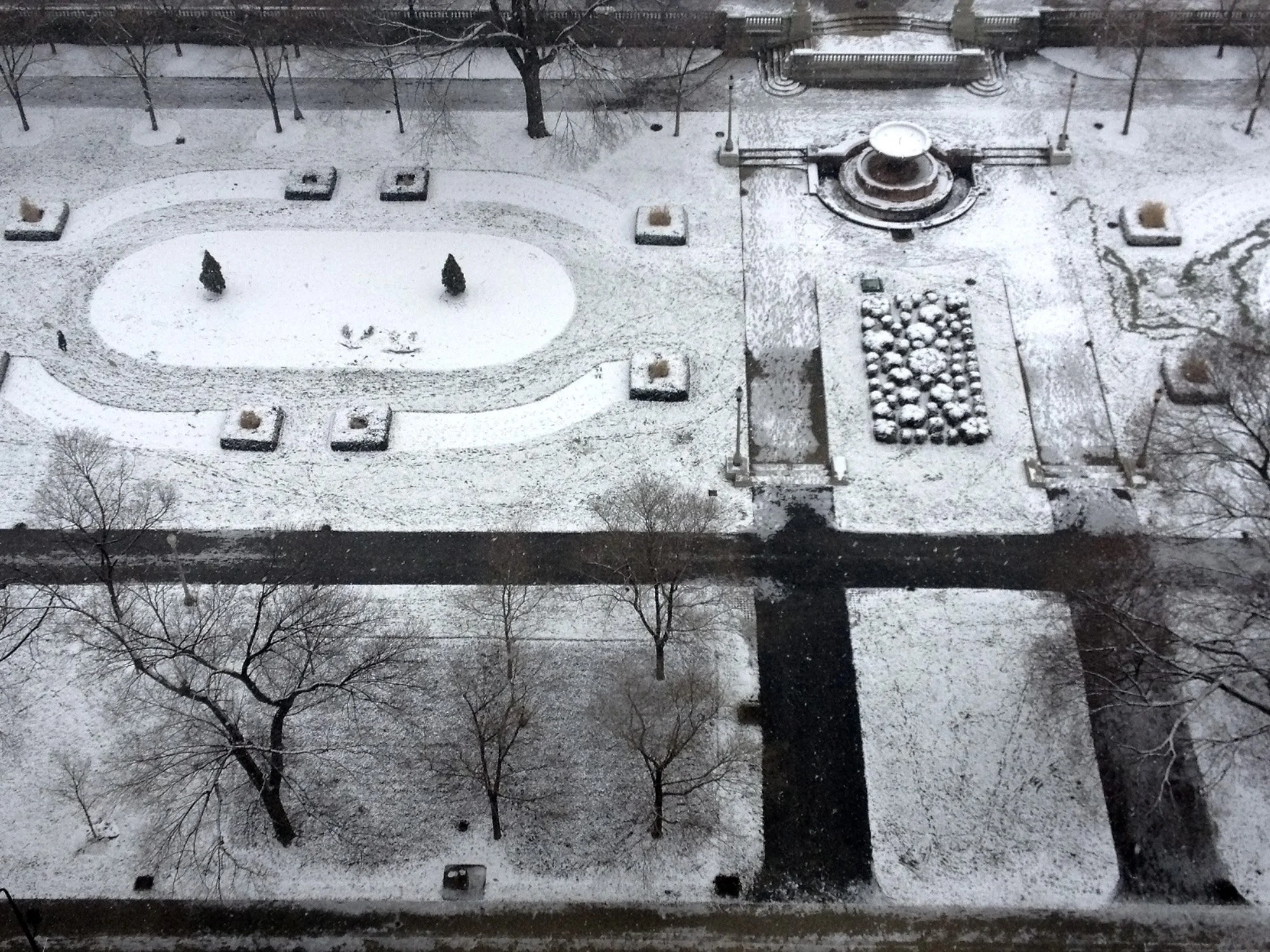 Hyde Park in the Snow, 2016