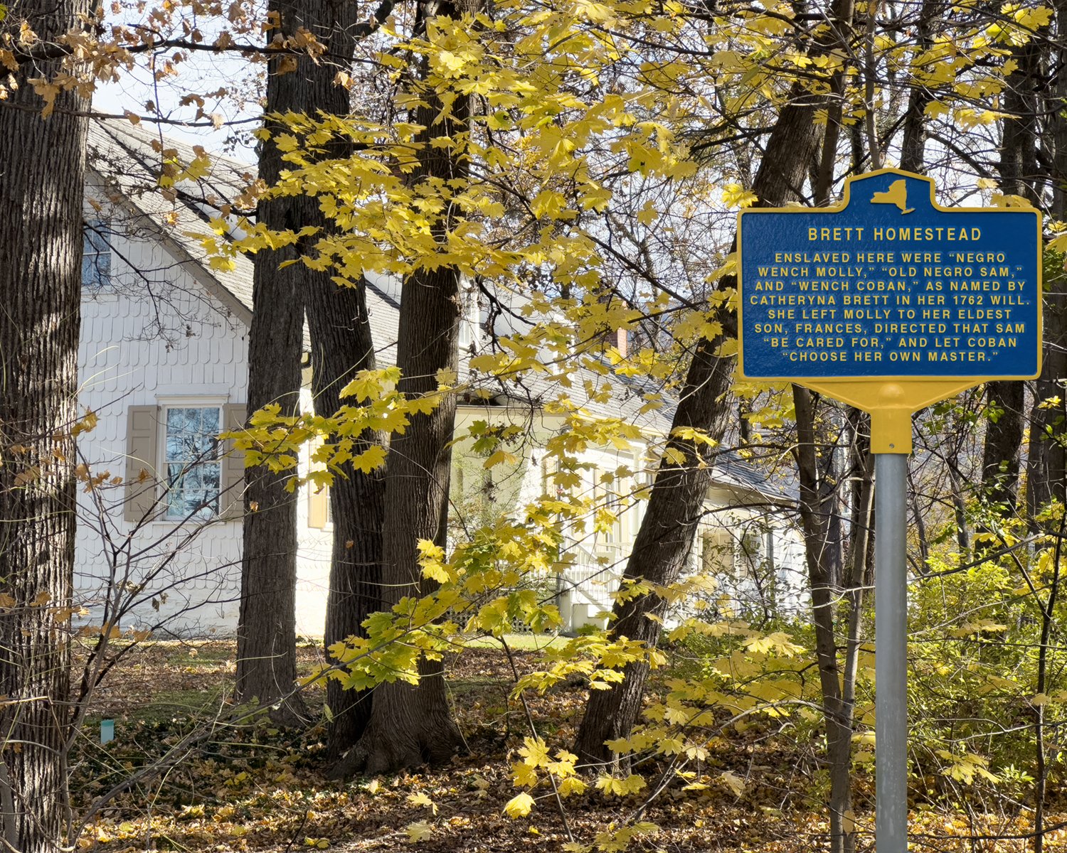Brett Homestead, Beacon, NY (study for a new historical marker), 2026, archival pigment print, 20 in. x 24 in.