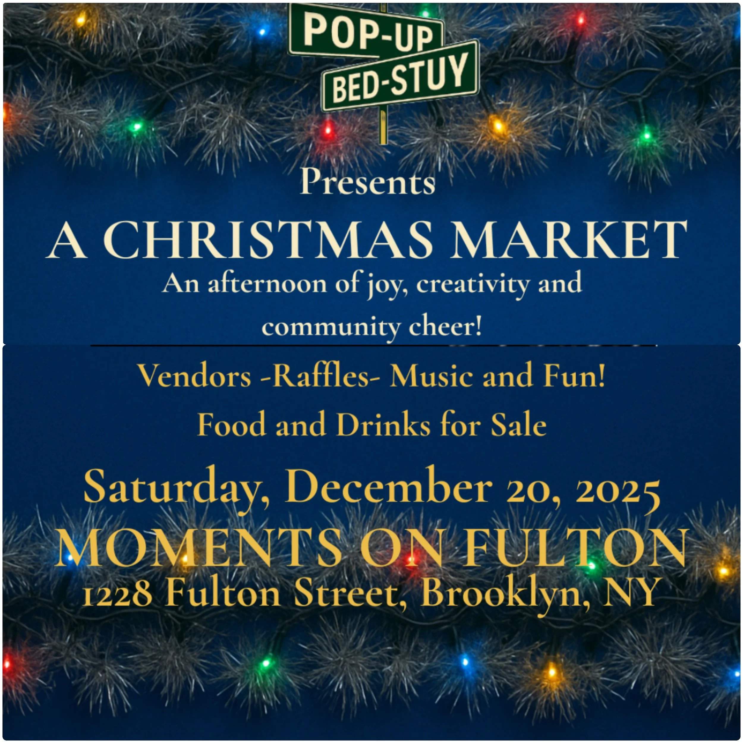 Pop-Up Bed-Stuy Christmas Market 