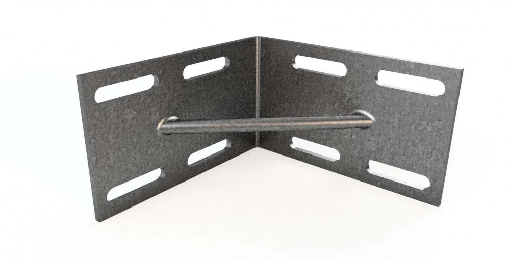 Wood Dock Frame Inside Corner